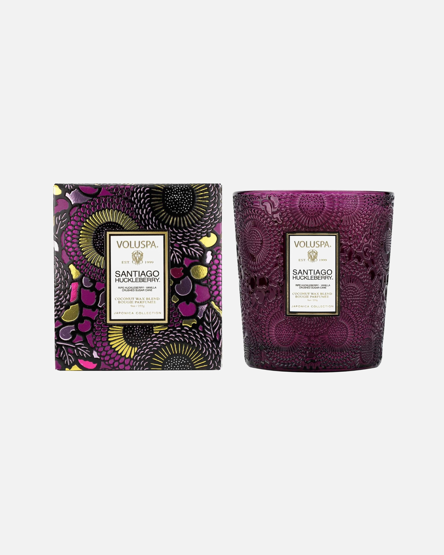 Bougie pour Unisexe VOLUSPA Japonica Classic Candle SANTIAGO HUCKLEBERRY