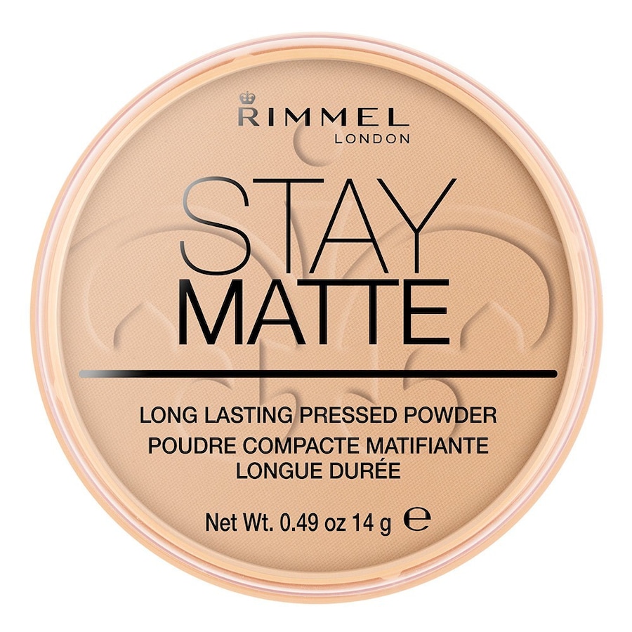 Rimmel London - MATIFIANTE STAY MATTE 004 SANDSTORM Poudre 14 g Nude female