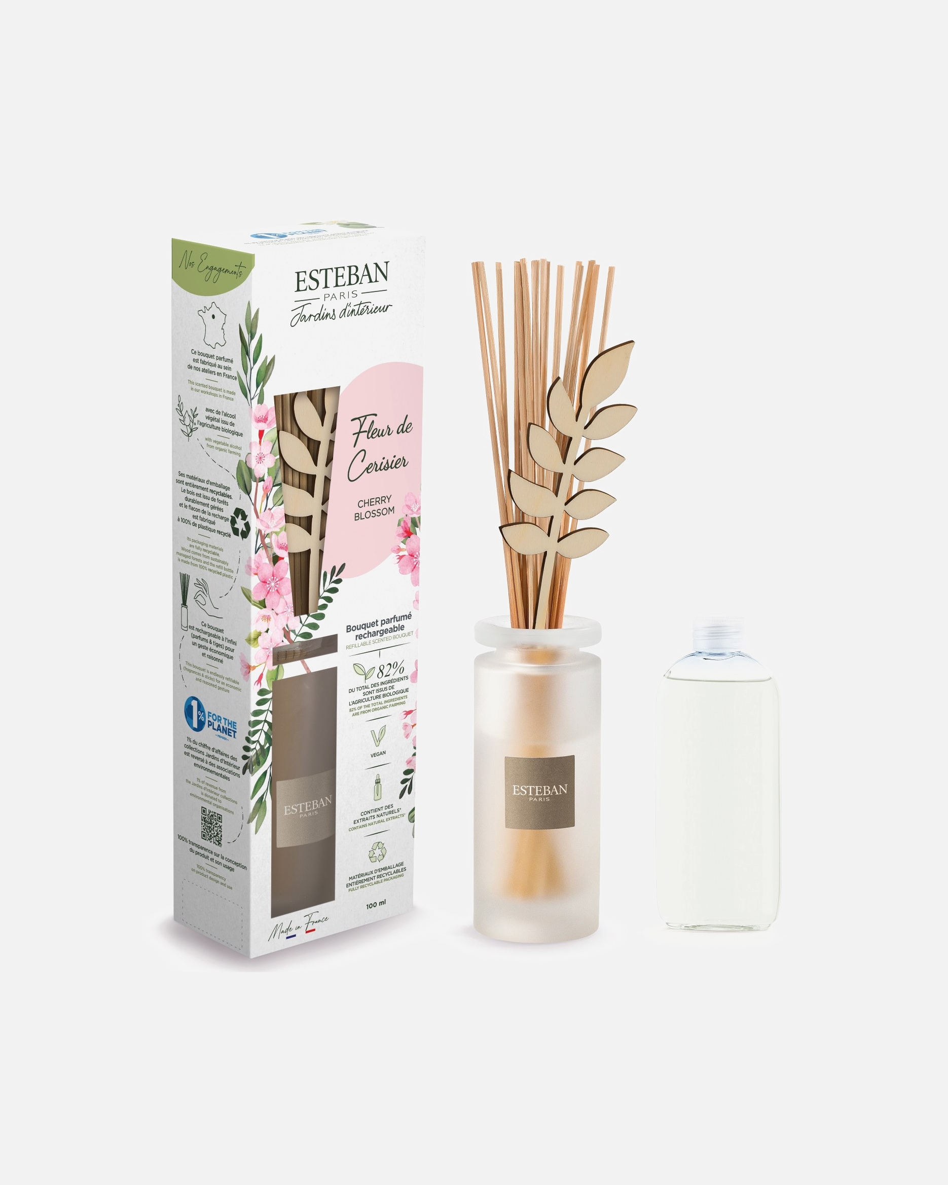 Parfum d'ambiance pour Unisexe Esteban BOUQUET PARFUMÉ FLEUR DE CERISIER 100 ml