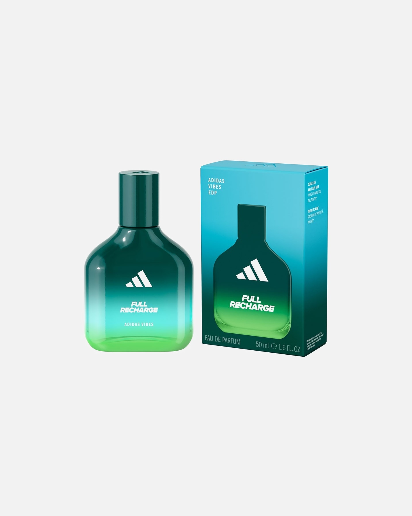 Eau de parfum pour Unisexe adidas Vibes Full Recharge 50 ml
