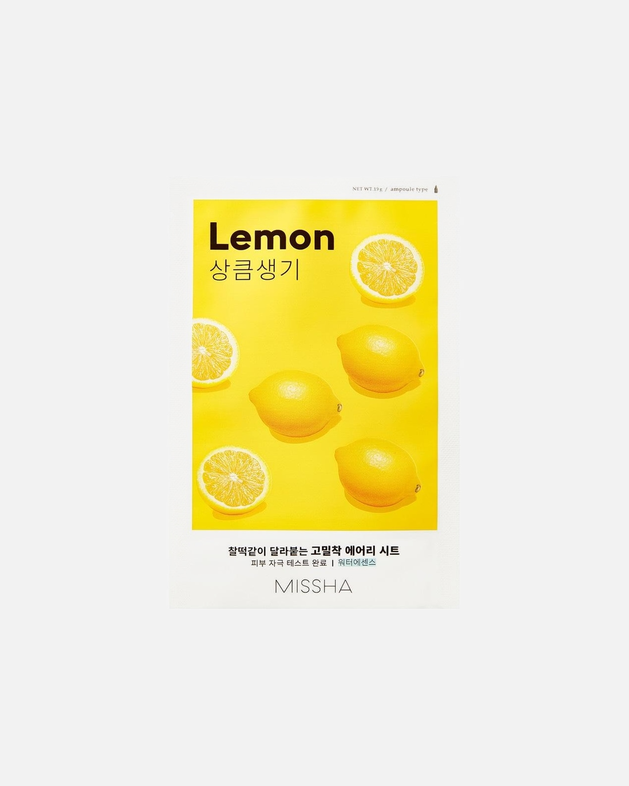 Masque tissu pour Unisexe Missha Airy Fit Mask Lemon 19 g