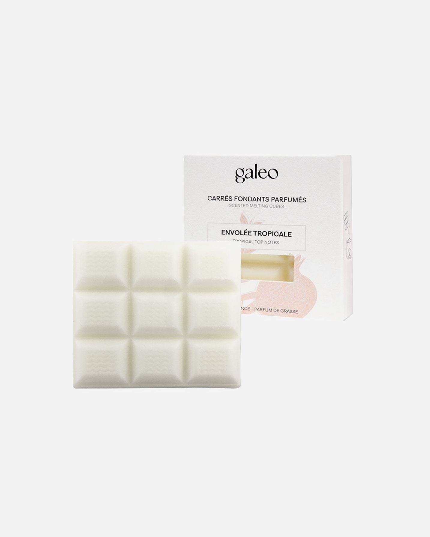 Parfum d'ambiance pour Unisexe Galeo Carrés fondants parfumés envolée tropicale 1 pièce