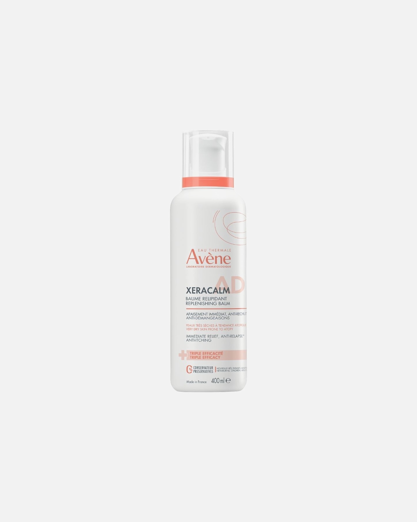 Baume pour le corps pour Unisexe Avène XeraCalm Baume Relipidant 400 ml
