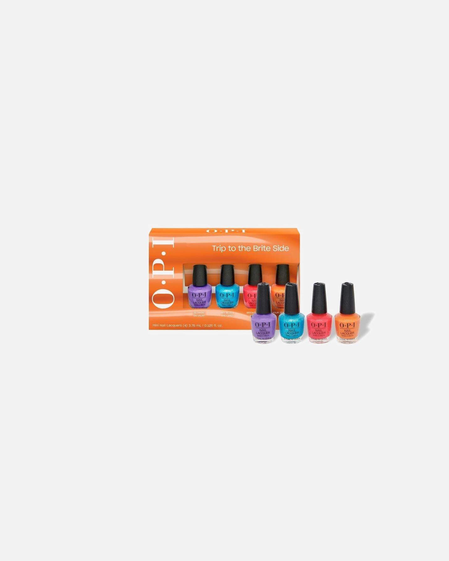 Coffret de vernis à ongles pour Unisexe OPI Trip to the Brite Side Trip To The Brite Side - 4PC Mini Pack 1 unité