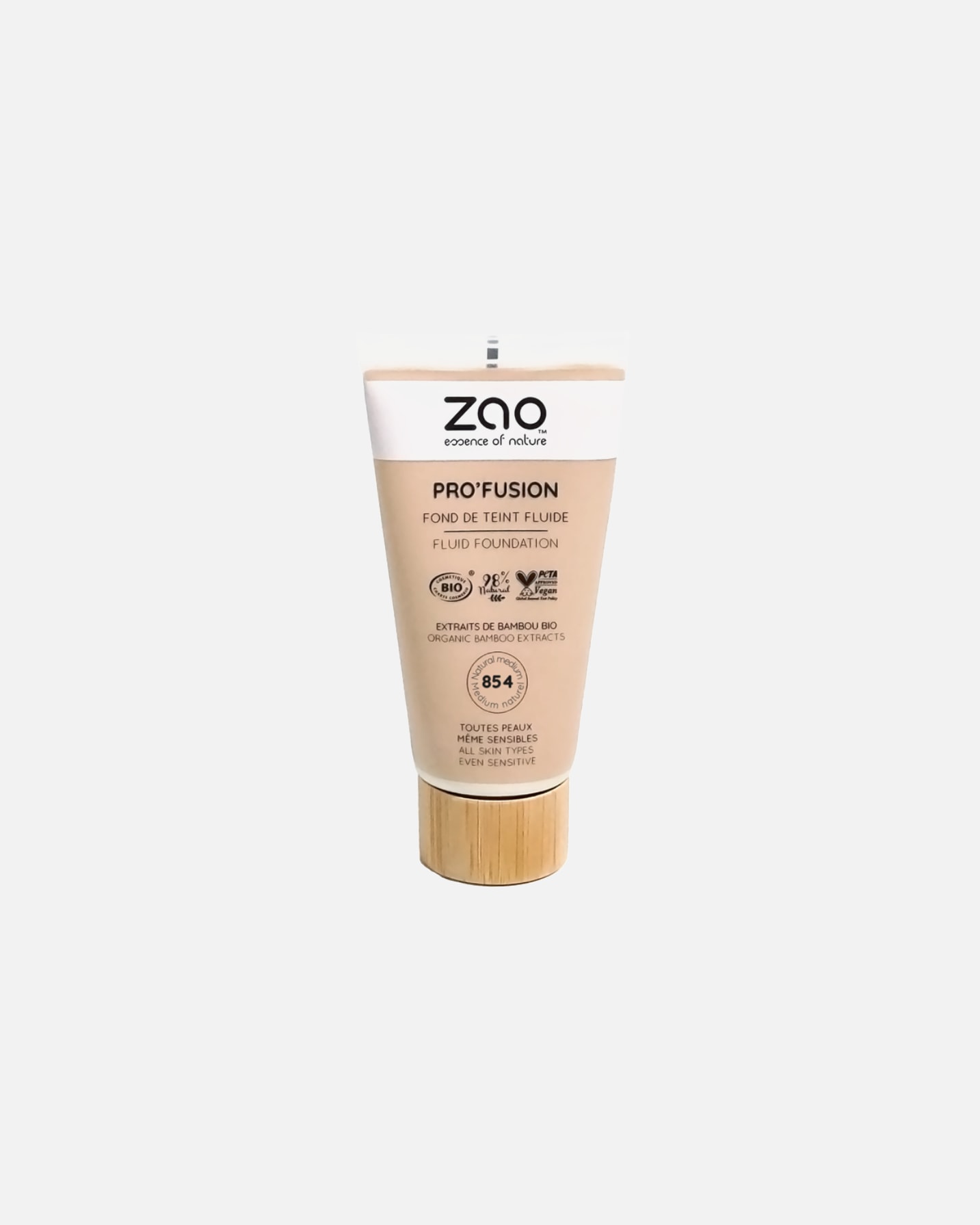 Fond de teint pour Unisexe ZAO Pro'Fusion 854 Medium naturel ***