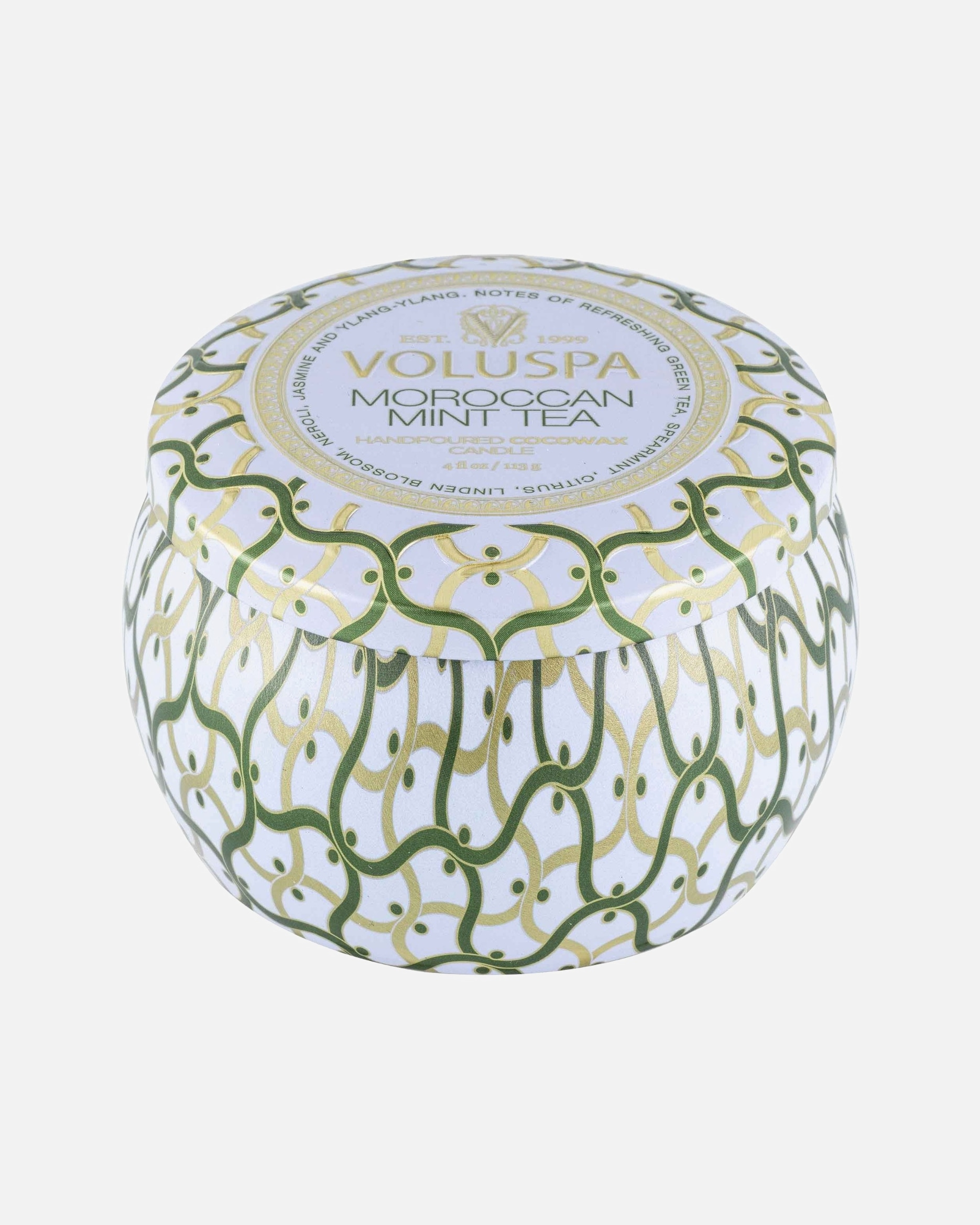 Bougie pour Unisexe VOLUSPA Mini Tin MOROCCAN MINT TEA