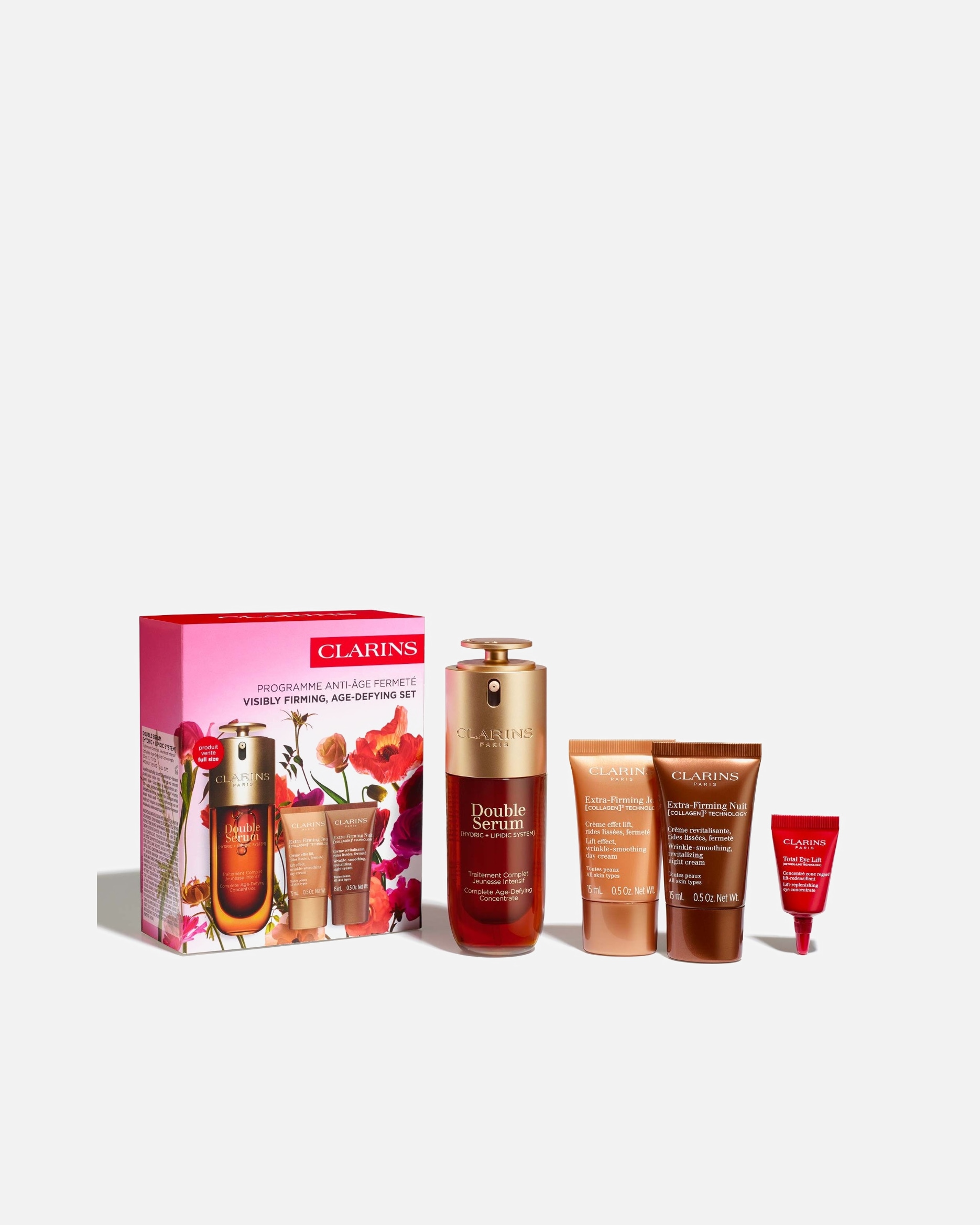 Coffret soin visage pour Unisexe Clarins Double Serum Programme 1 unité
