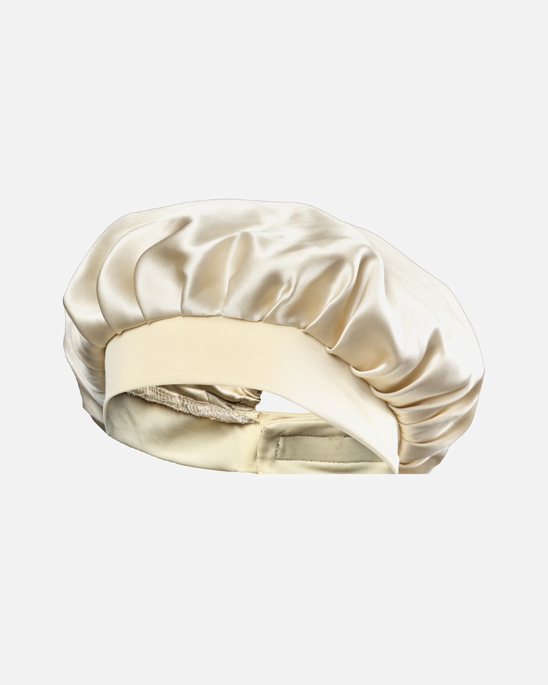 Accessoires pour les cheveux pour Unisexe Emily's Pillow Default Brand Line Bonnet de nuit 100% pure soie Champagne