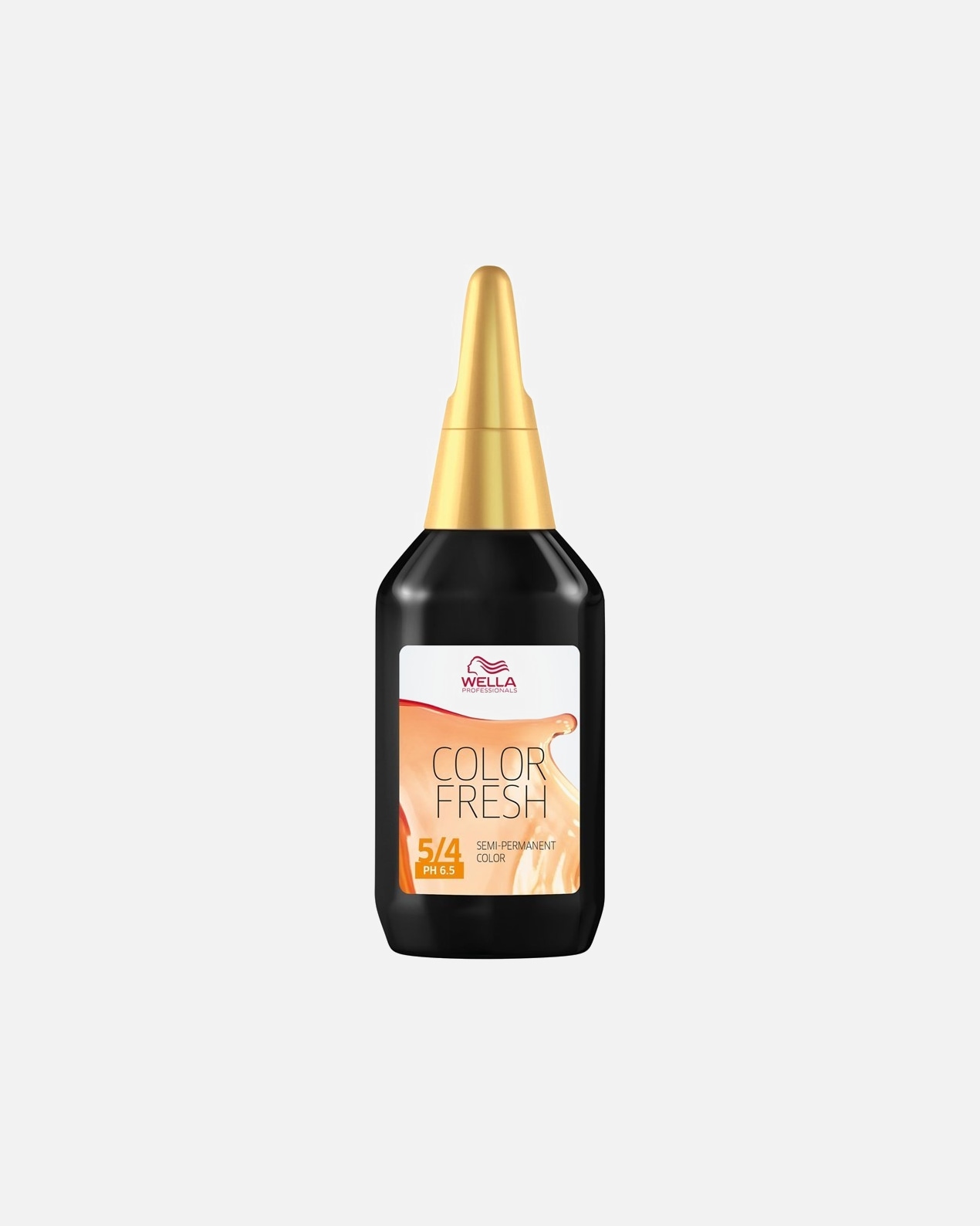 Teinture capillaire pour Unisexe Wella Professionals Color Fresh Semi-Permanent Color No 5/4 Marron clair Rouge