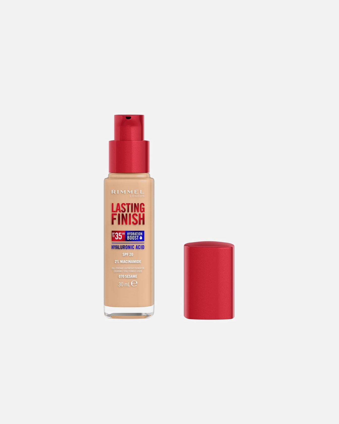 Fond de teint pour Unisexe Rimmel London Lasting Finish 070 Sesame