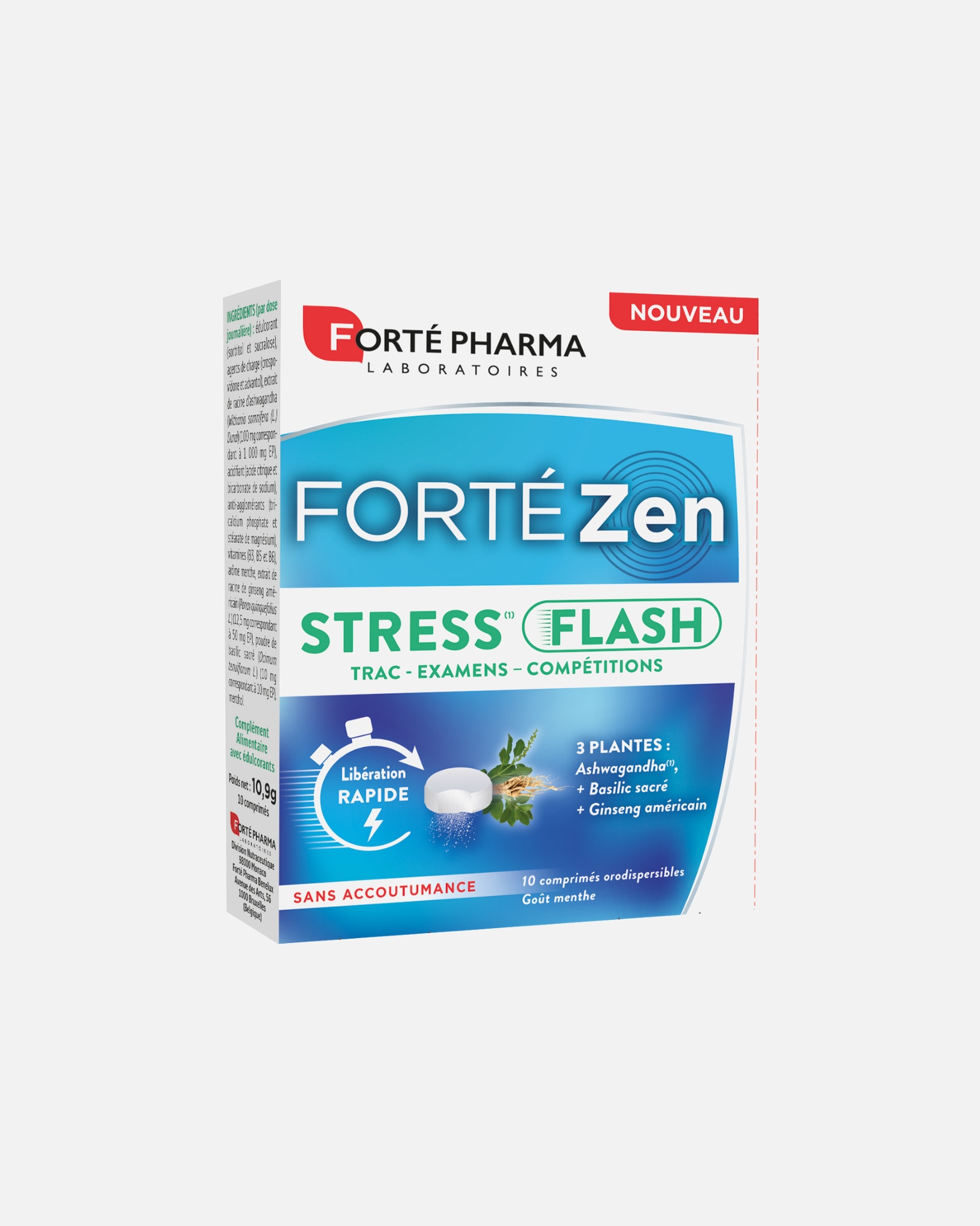 Complément alimentaire pour Unisexe FORTÉ PHARMA Default Brand Line Forté Zen Stress Flash 10 gélules