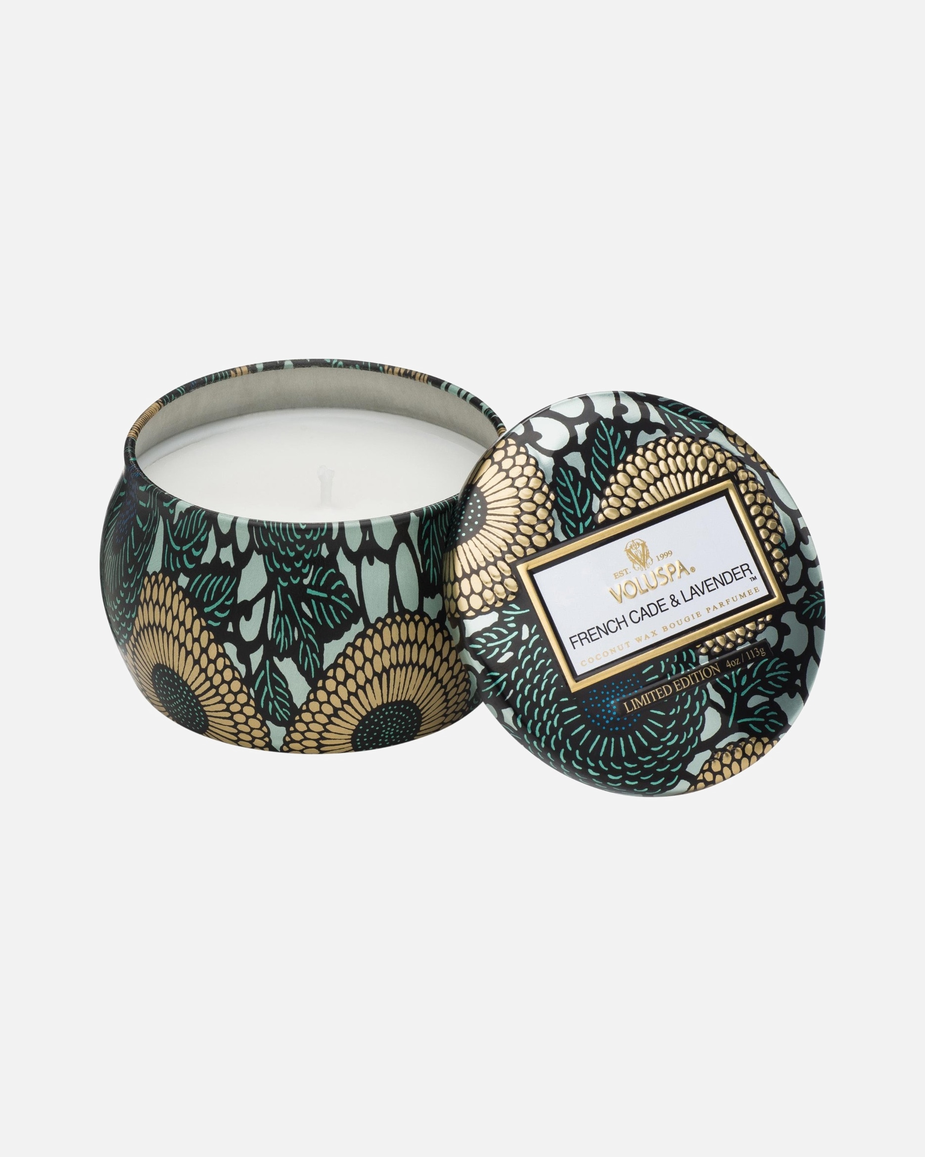 Bougie pour Unisexe VOLUSPA Japonica Mini Tin FRENCH CADE LAV ENDER