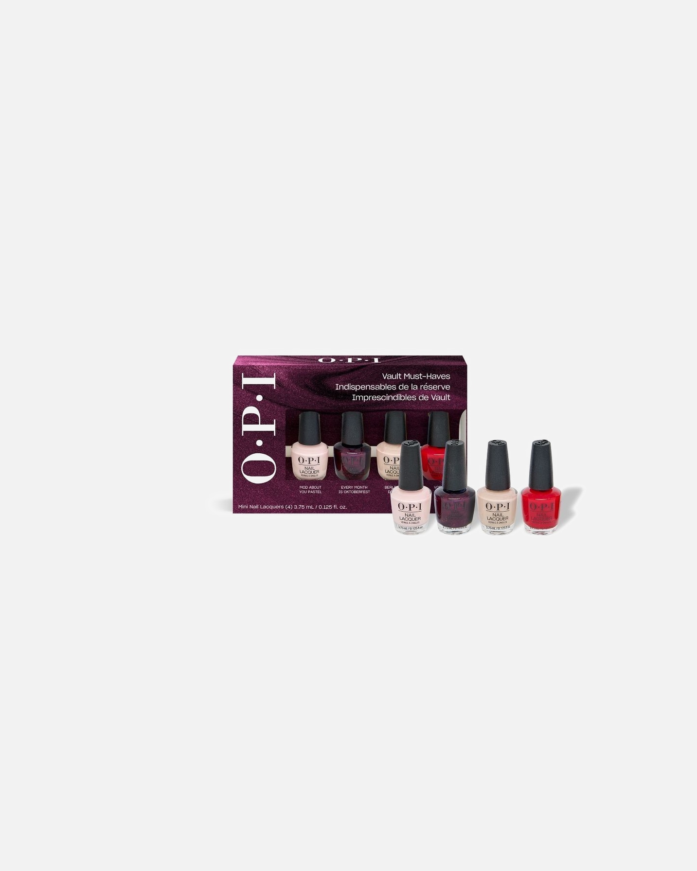 Coffret de vernis à ongles pour Unisexe OPI Nail Lacquer Most Requested 1 unité
