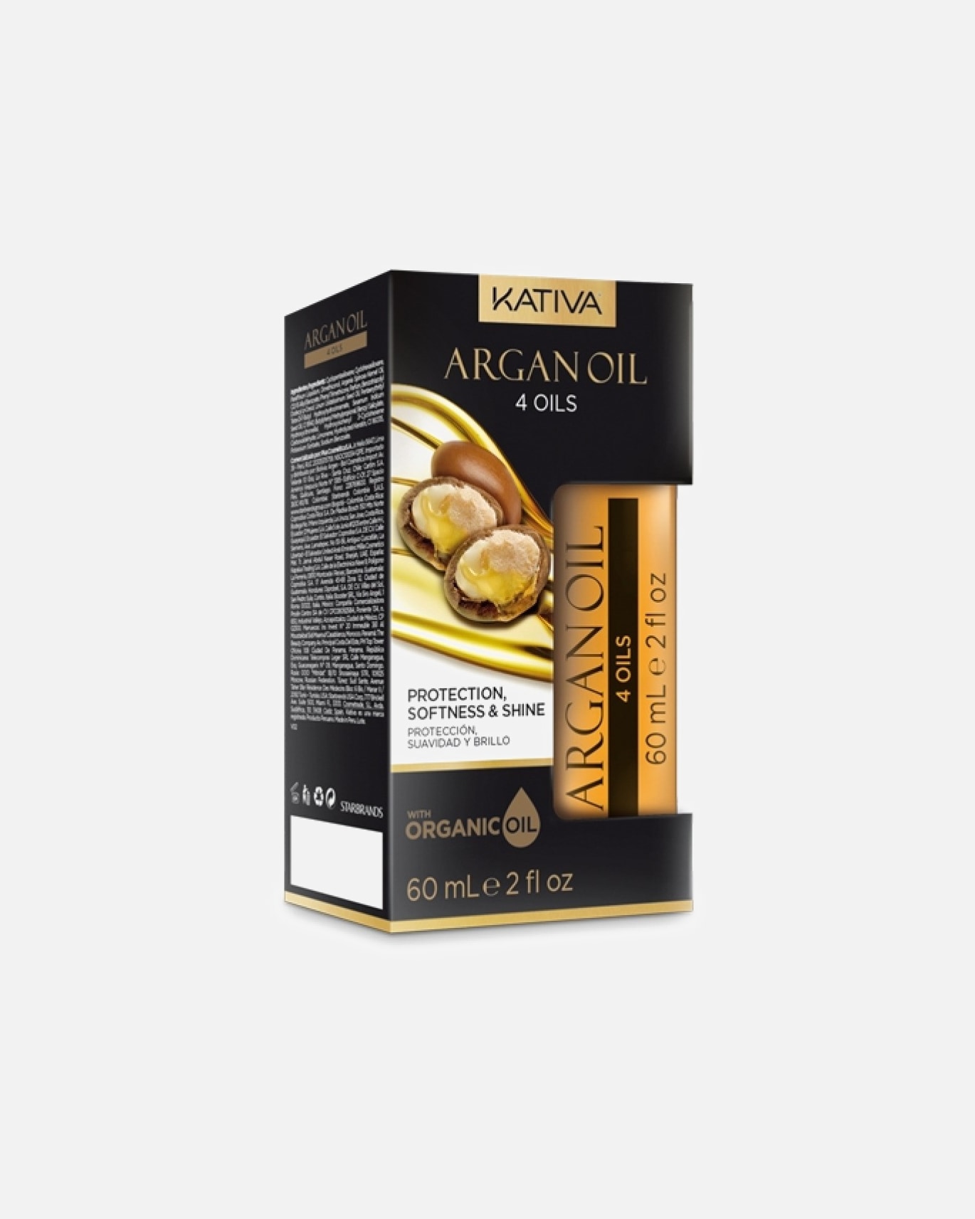 Huile cheveux pour Unisexe Kativa 60 ml