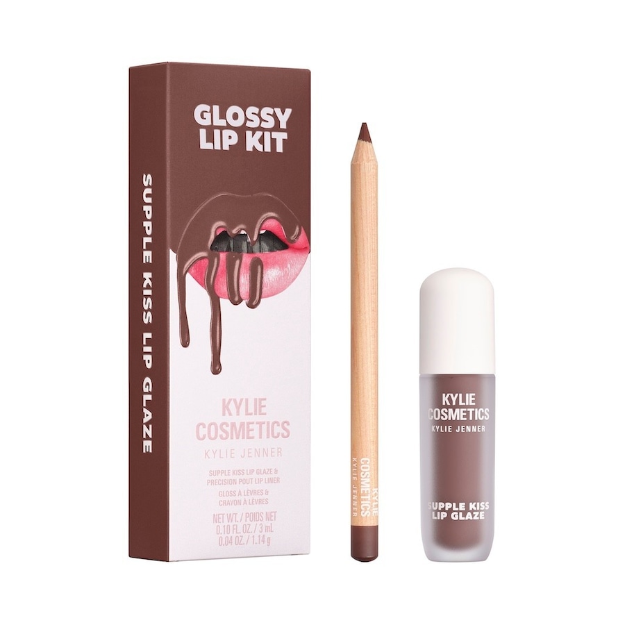 KYLIE COSMETICS - Glossy lip Kit Coffrets 1 g Marron unisex