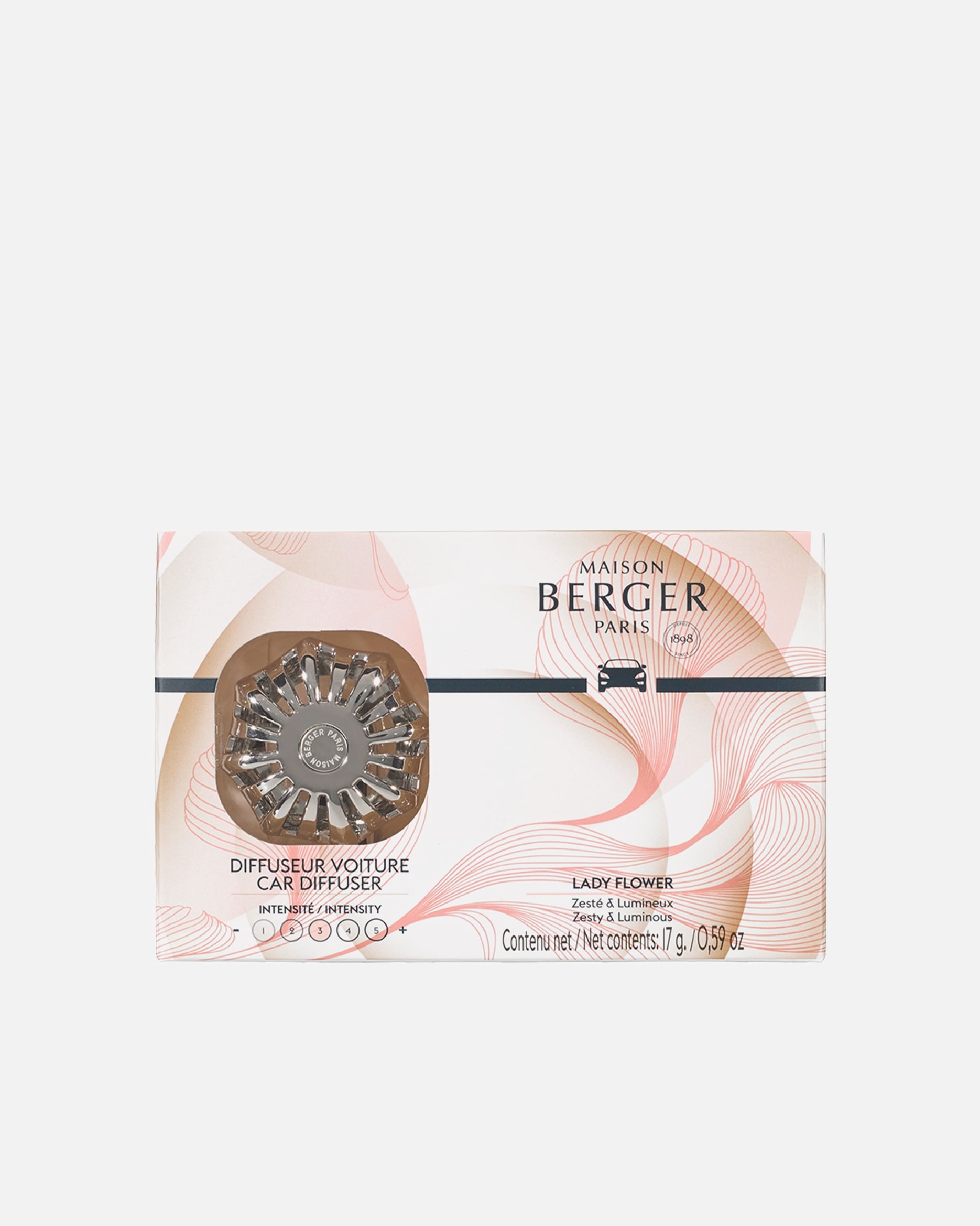 Parfum d'ambiance pour Unisexe Maison Berger Diffuseur Voiture Corali 1 unité