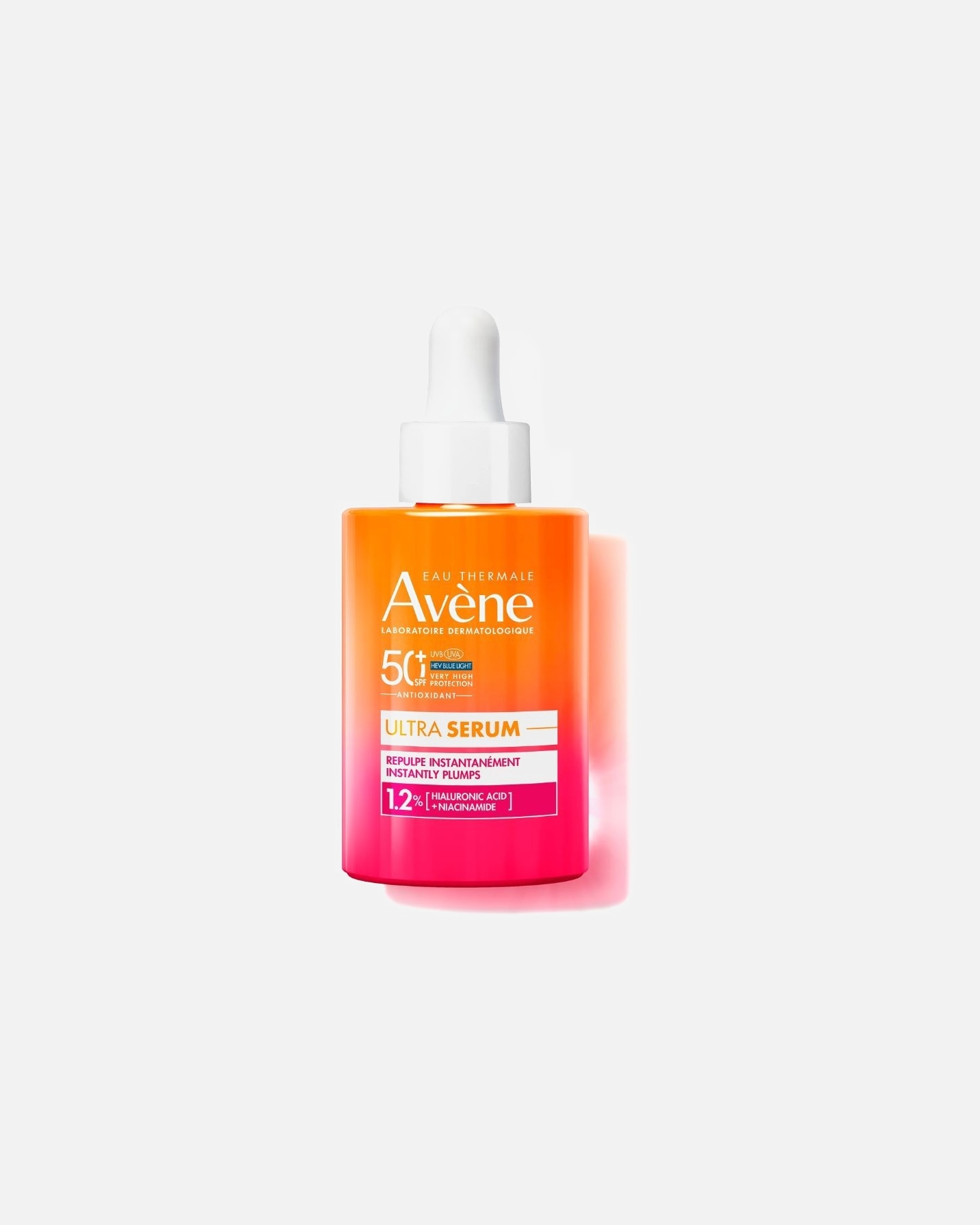 Crème solaire pour Unisexe Avène Solaire ULTRA SERUM SPF50+ REPULPE INSTANTANÉMENT 30 ml