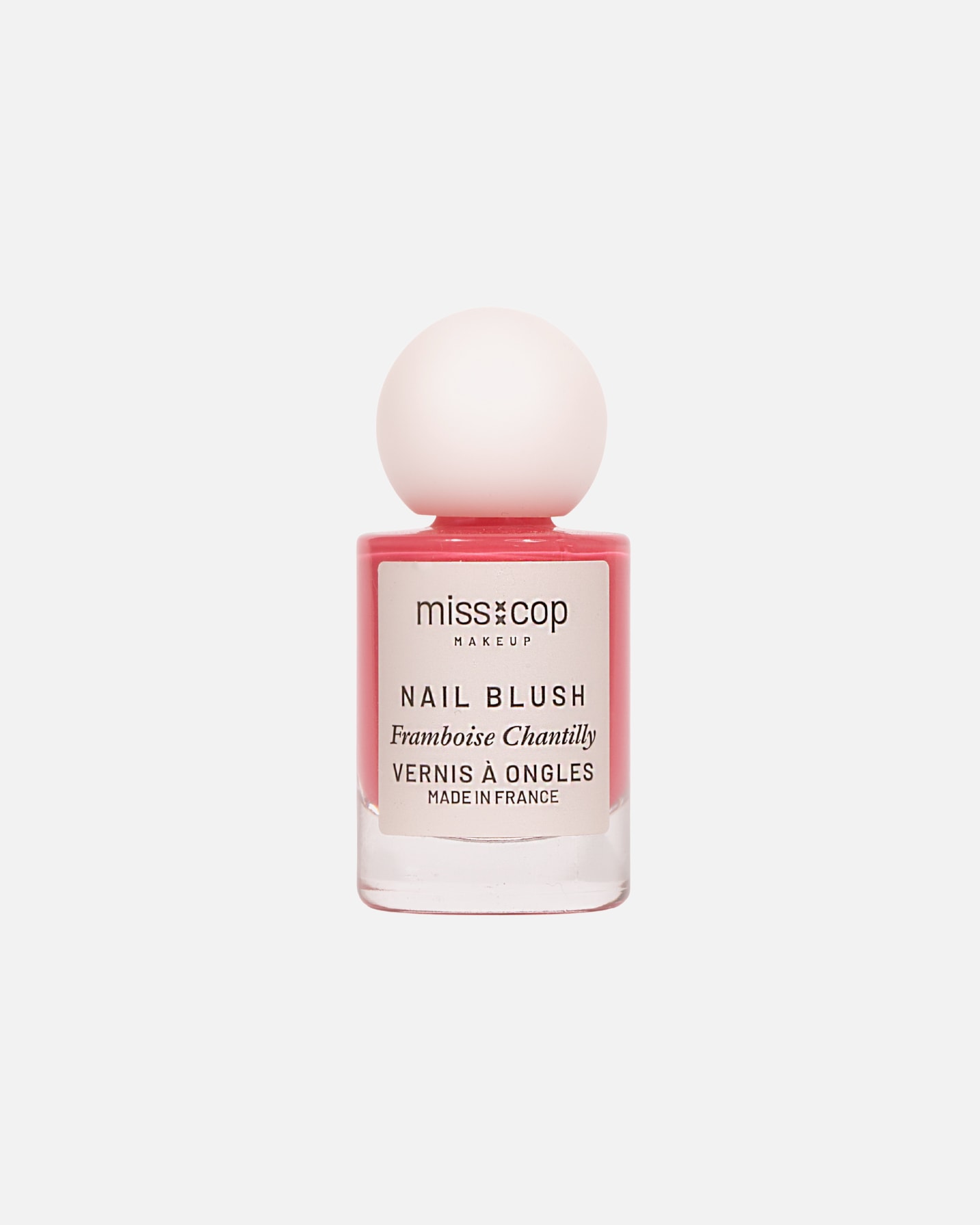 Vernis pour Unisexe Miss Cop Blush nails 02 Framboise chantilly