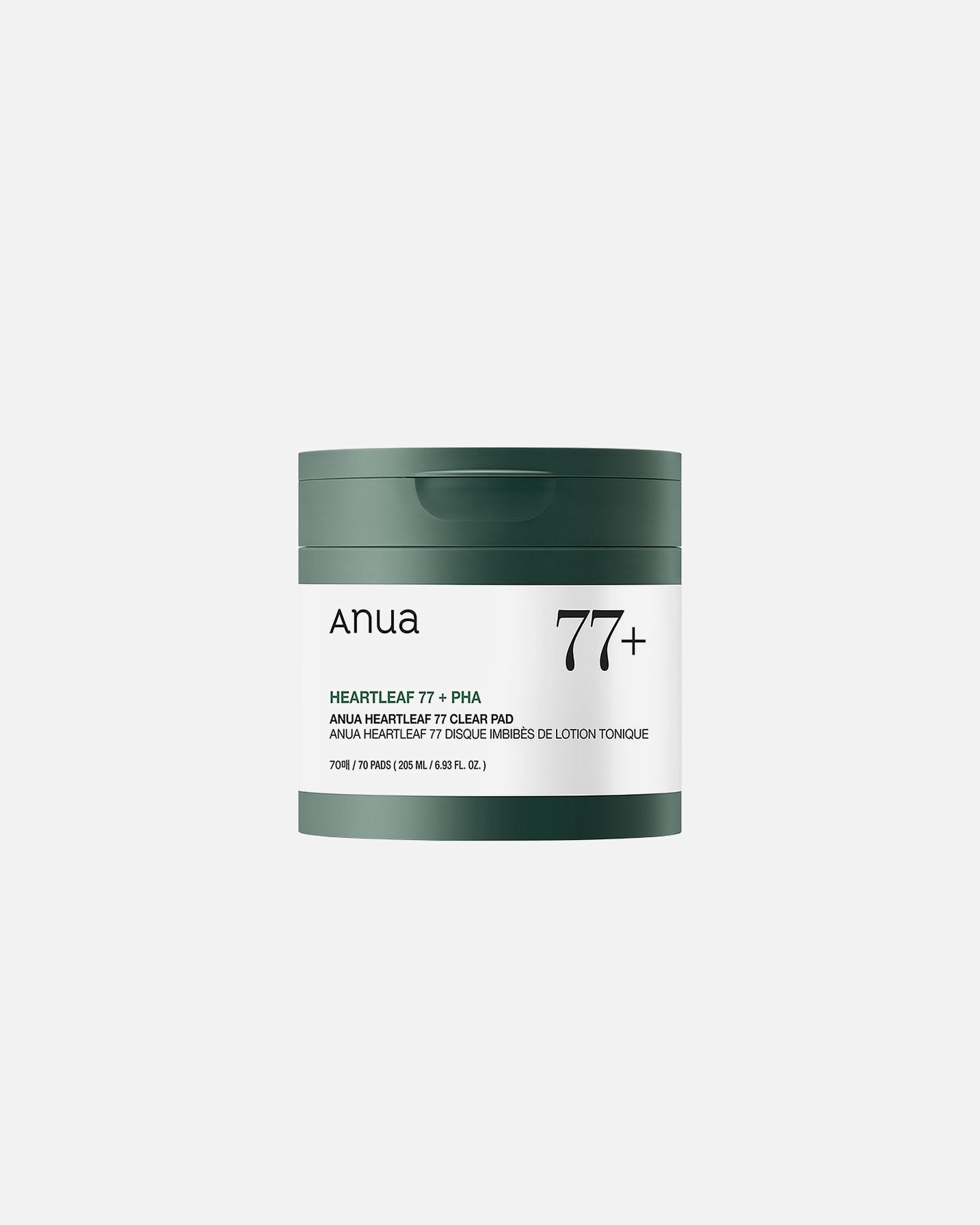 Tonique pour le visage pour Unisexe Anua Heartleaf Heartleaf 77% Pad Clarifiant 205 ml