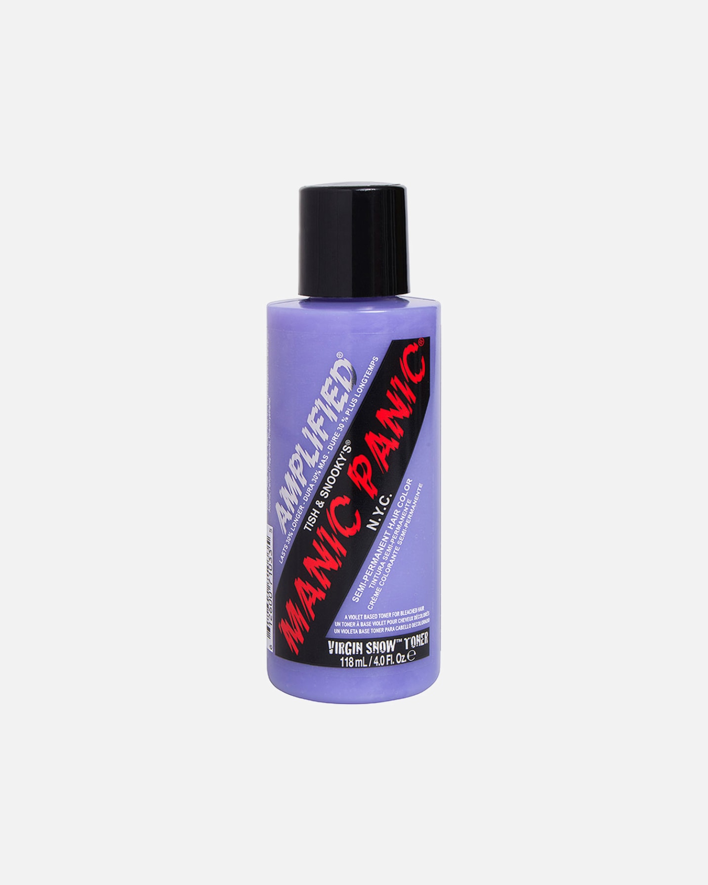 Teinture capillaire pour Unisexe Manic Panic Neige vierge amplifiée Neige vierge amplifiée