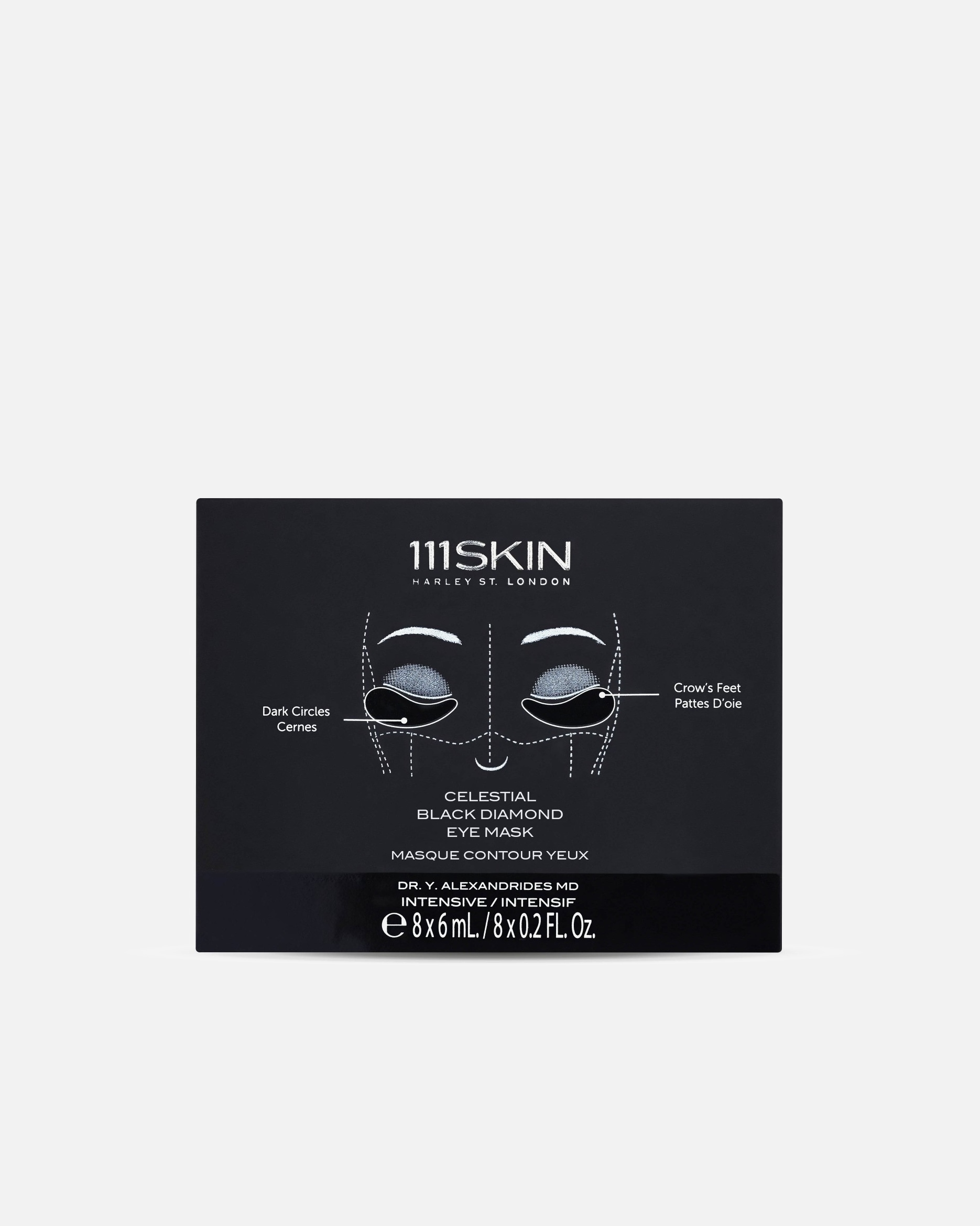 Masque contour des yeux pour Unisexe 111Skin Celestial Black Diamond Celestial Black Diamond Eye Mask Box 48 ml