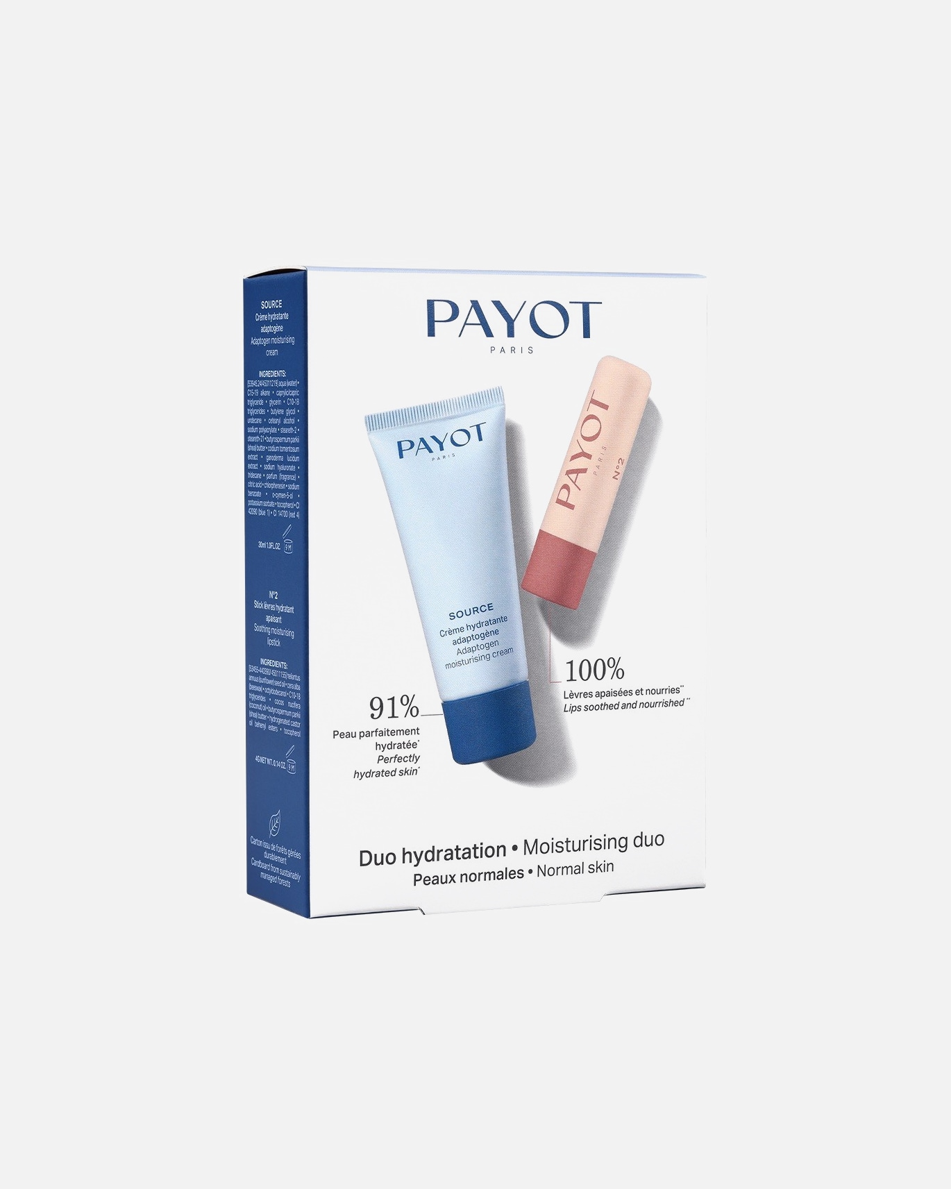 Coffret soin visage pour Unisexe Payot Source Duo hydratant 1 unité