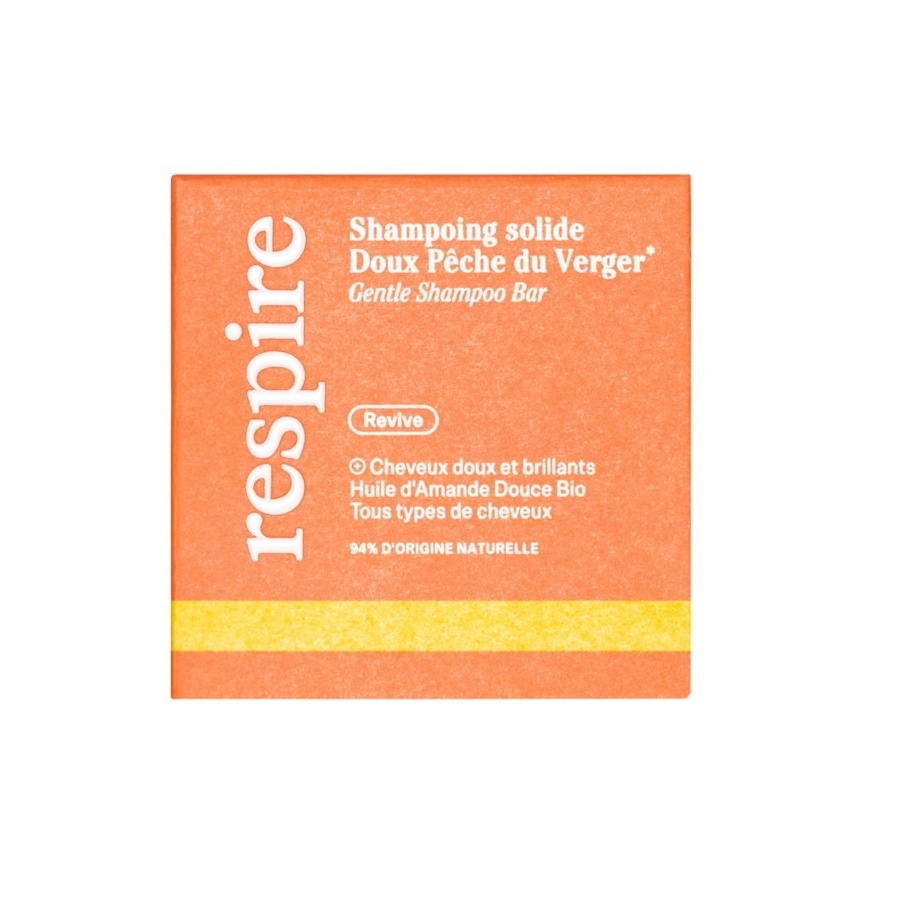 Respire - Shampoing solide Pêche du Verger 75gr unisex