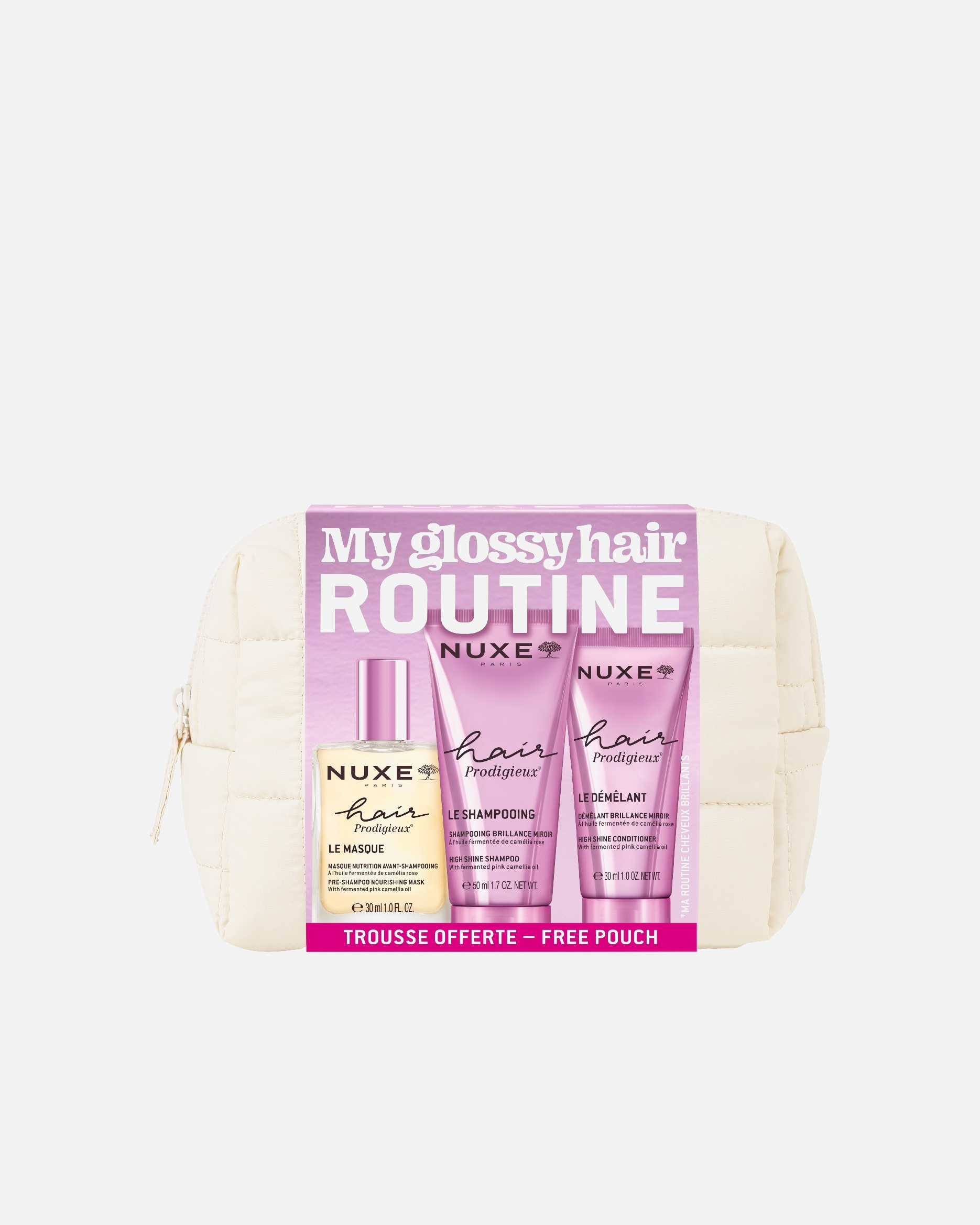 Set de voyage pour Unisexe NUXE Hair Prodigieux® Ma routine cheveux brillants 1 unité