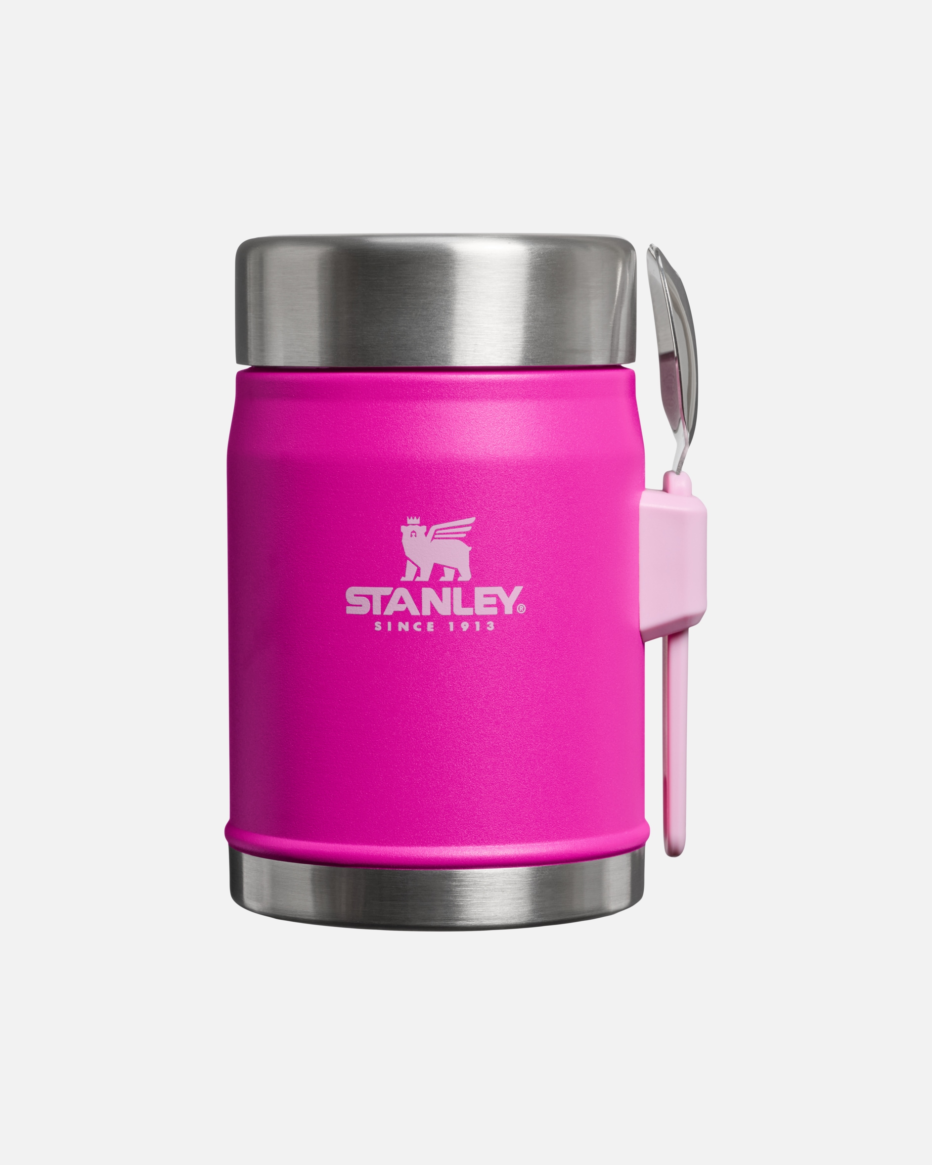 Gourde pour Unisexe Stanley 1913 Boîte Alimentaire Isotherme - 0,4L - CLASSIC LEGENDARY FOOD JAR + SPORK Violet Blossom