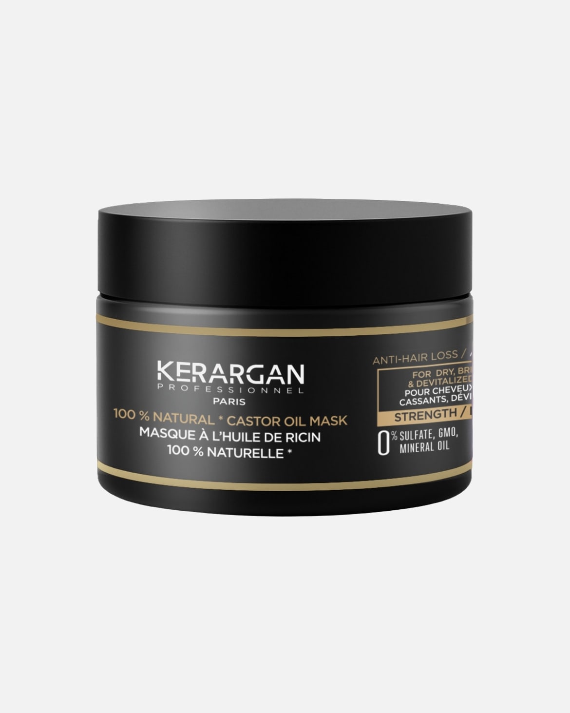 Cure cheveux pour Unisexe Kerargan Kerargan - Masque Anti-Chute à l'Huile de Ricin Kerargan - Masque Anti-Chute à l'Huile de Ricin