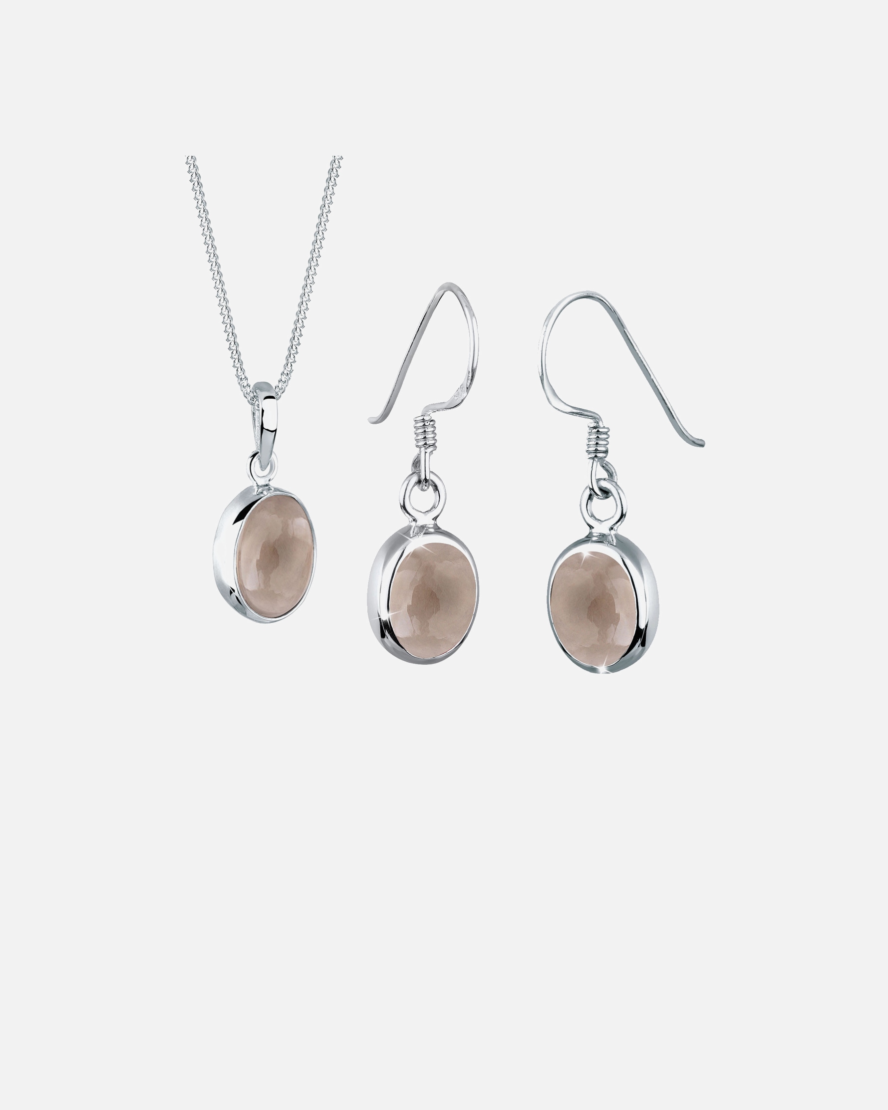 Bijoux pour Femme Elli Rauchquarz 925 Sterling Silber 45 cm