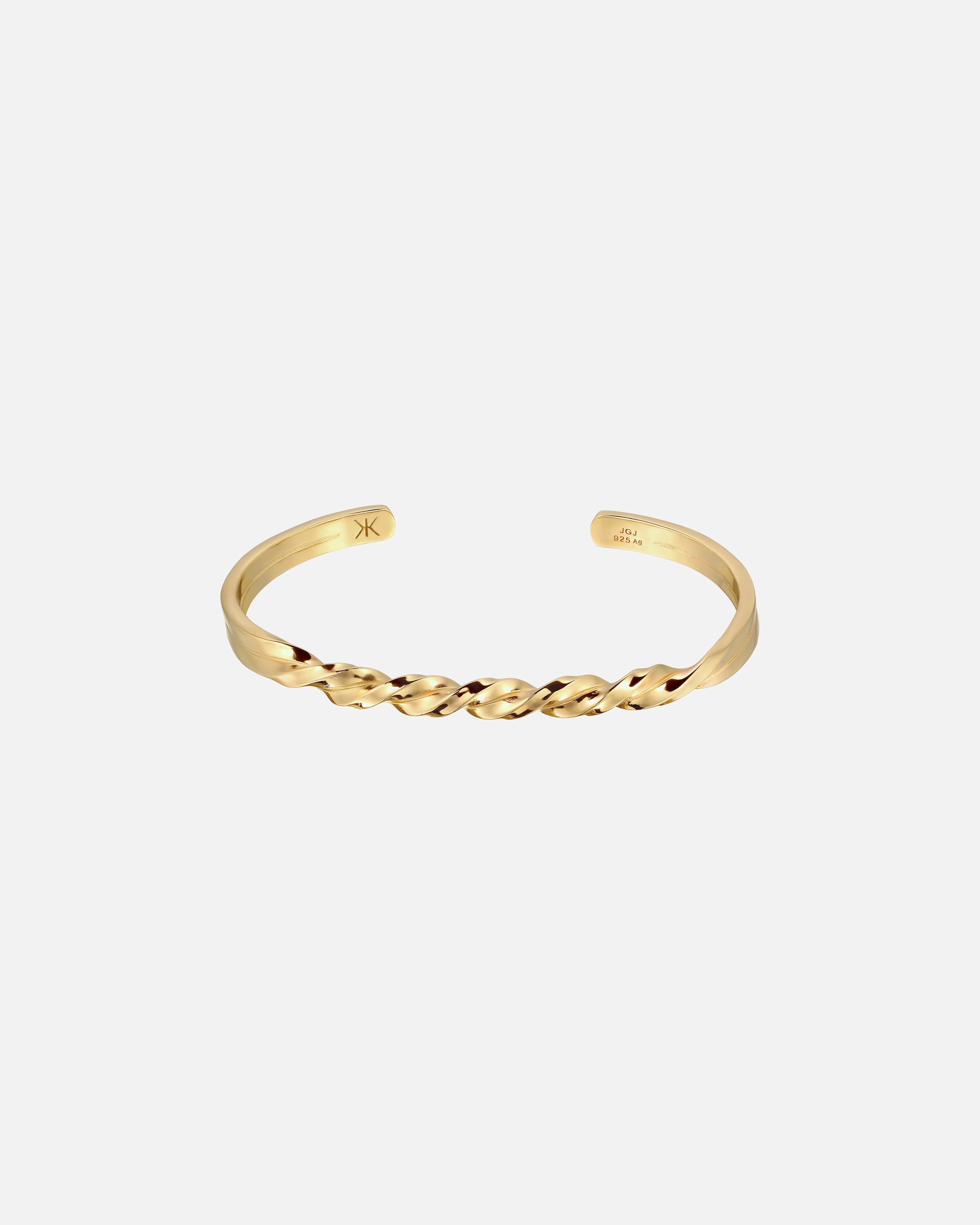 Bracelet pour Homme KUZZOI Bracelet Bangle homme 925 Sterling Silver goldfarben