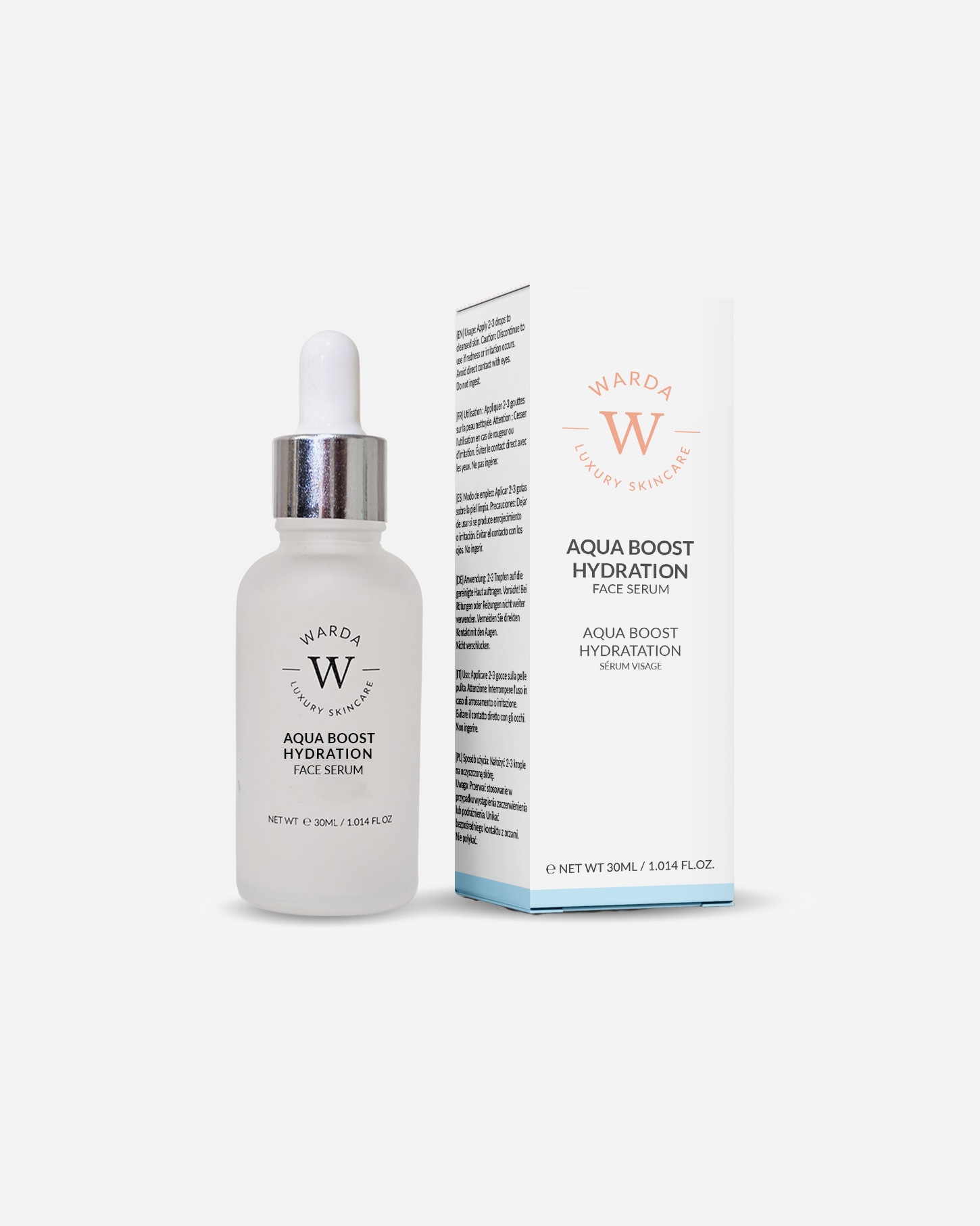 Sérum à l’acide hyaluronique pour Femme WARDA LUXURY SKINCARE Sérum Aqua Boost 1 pièce