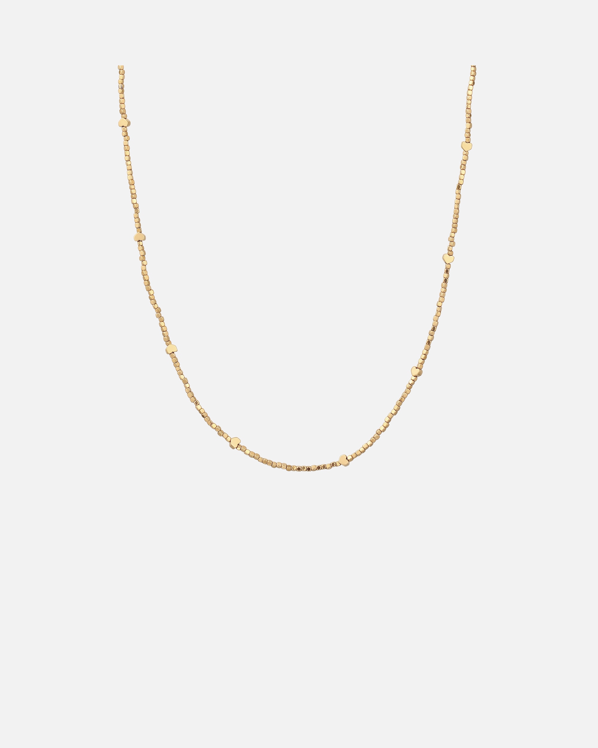 Collier pour Femme Elli Collier sans pendentif Coeur Hématite synthétique Or 925 Sterling Silver Gold-plated 40