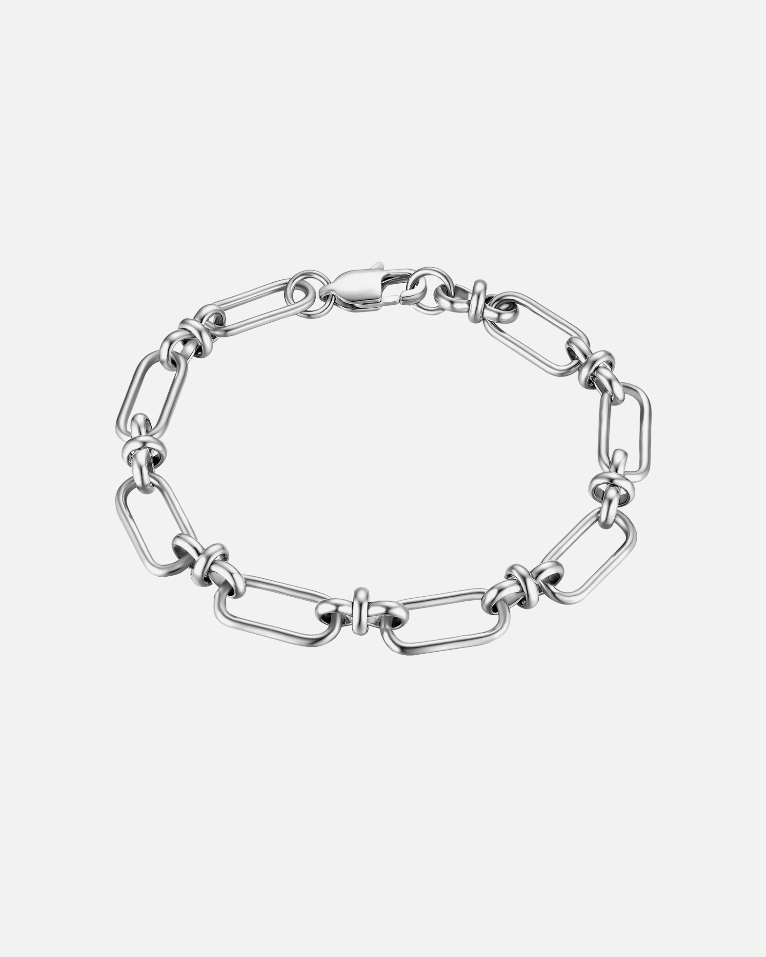 Bracelet pour Homme True Rebels Bracelet en Acier Inoxydable en argent 21 cm