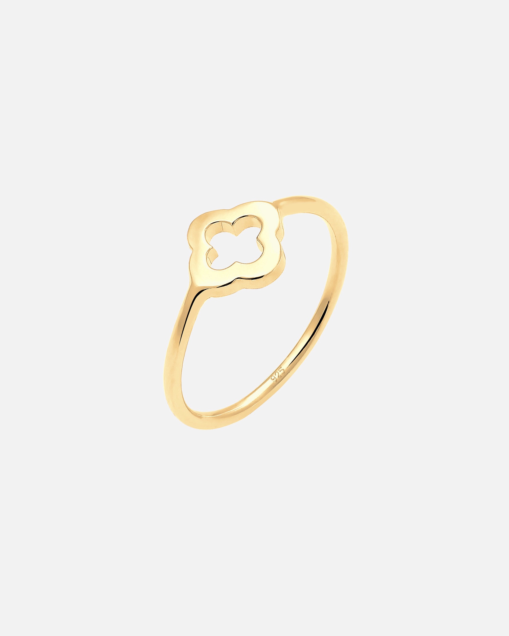Bague pour Femme Elli Trèfle à quatre feuilles porte-bonheur Luck 925 Argent 52