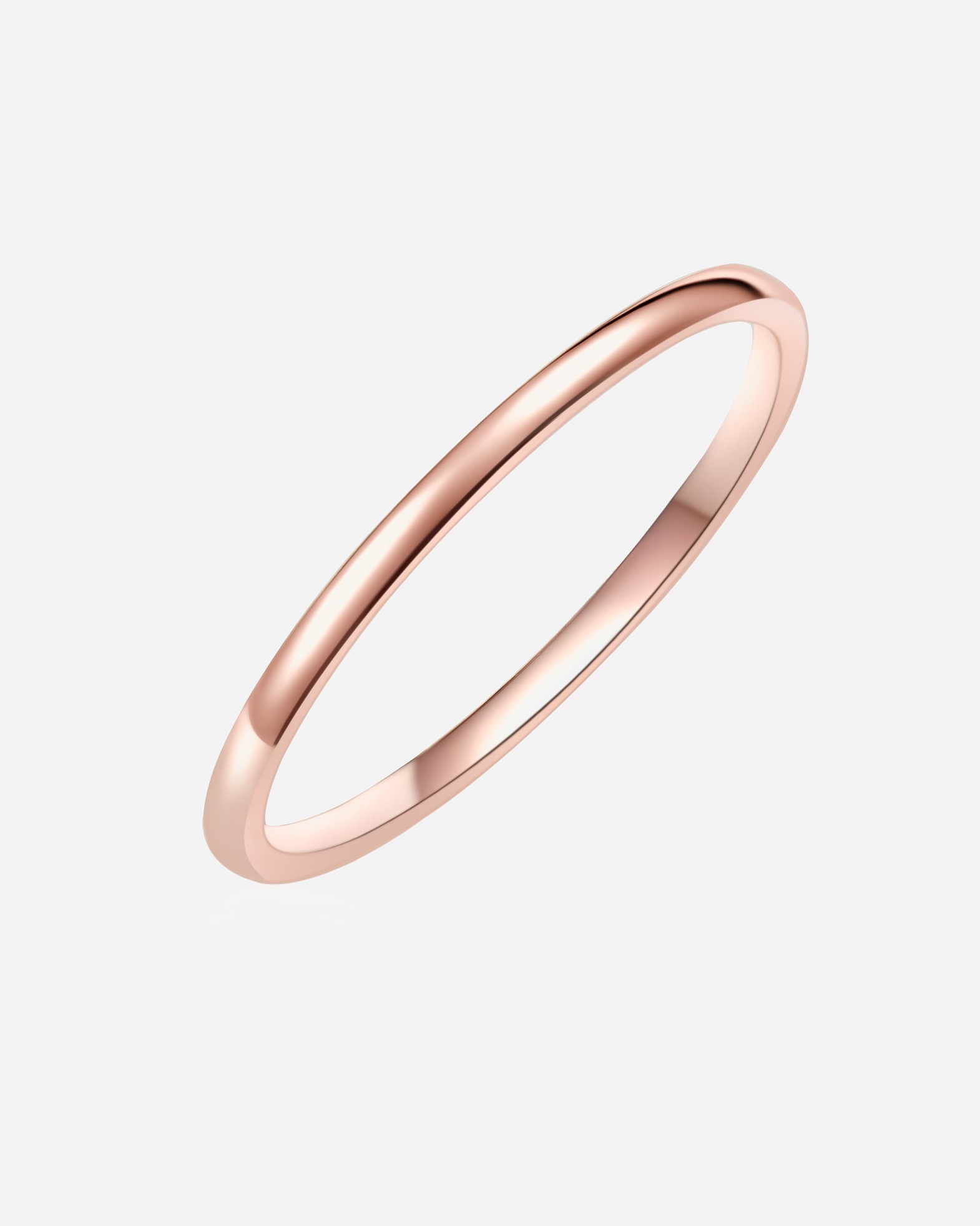 Bague pour Femme Glanzstücke München Bague en argent Argent sterling en Or rose 54