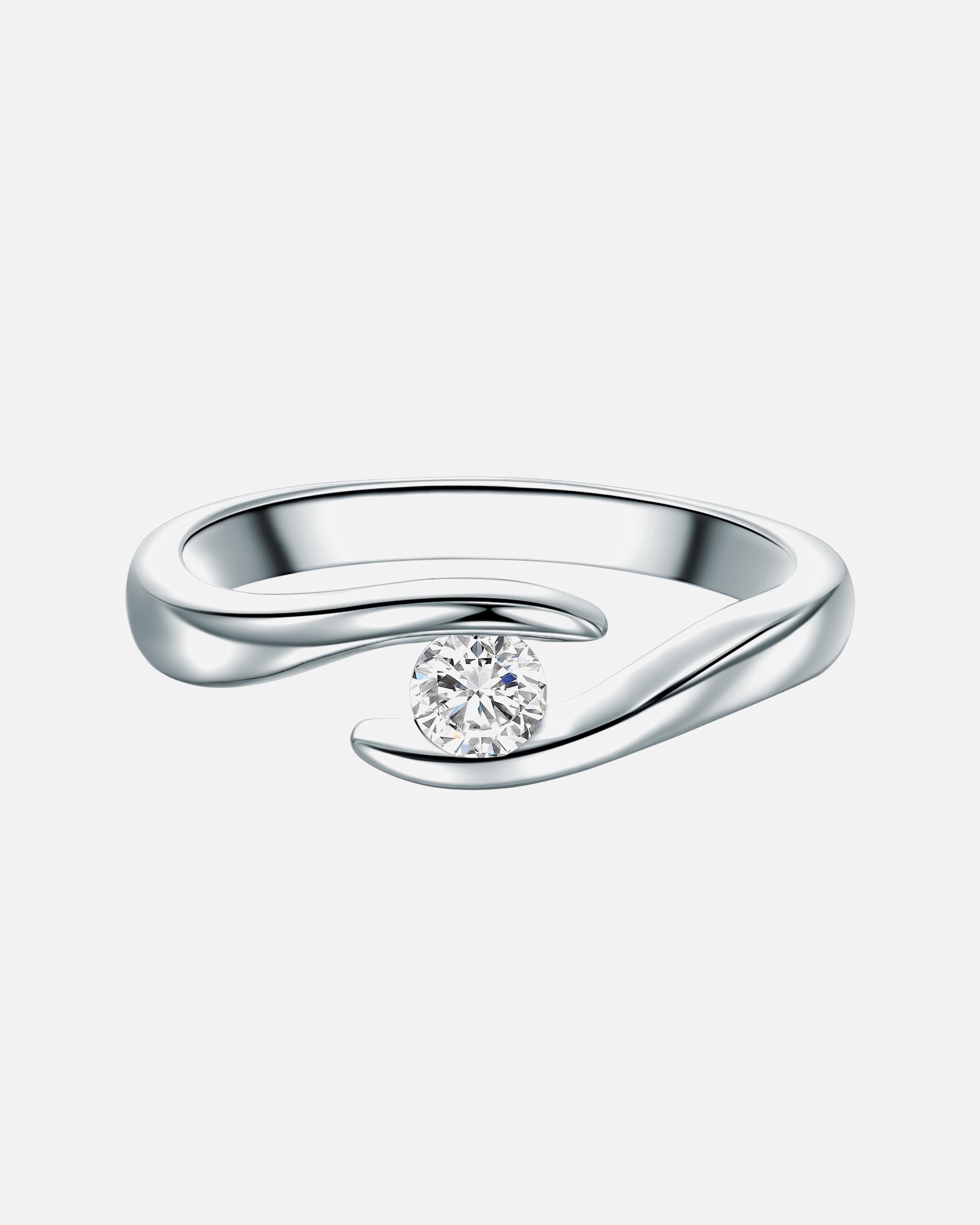 Bague pour Femme Trilani Bague en Argent sterling en Argent 60