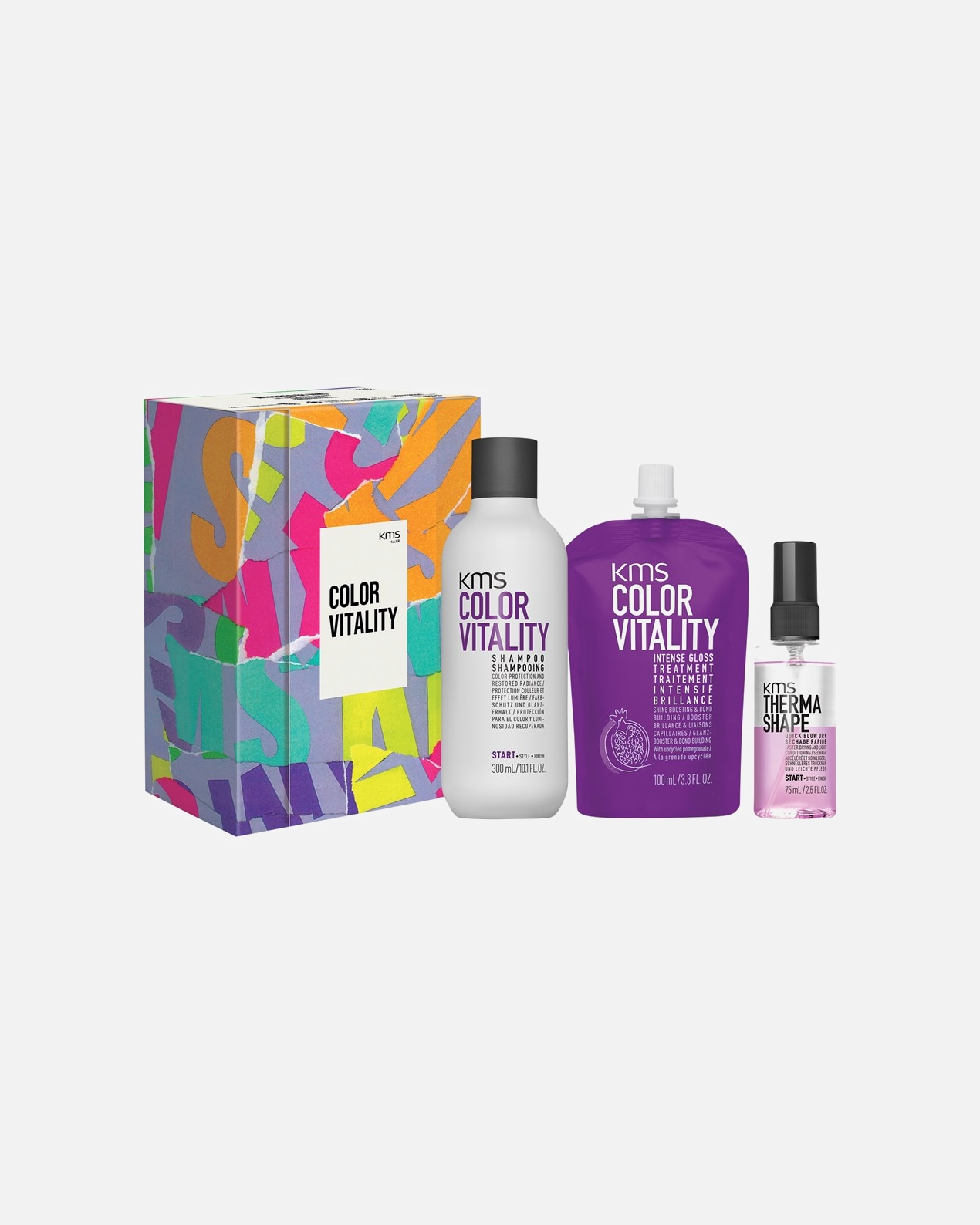 Coffret soin cheveux pour Unisexe KMS Coffret cadeau 1 Pce
