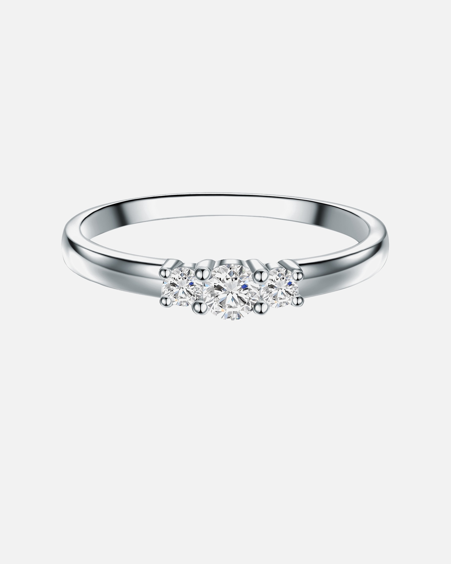 Bague pour Femme Trilani Bague en argent Argent sterling Topaze en Argent 58