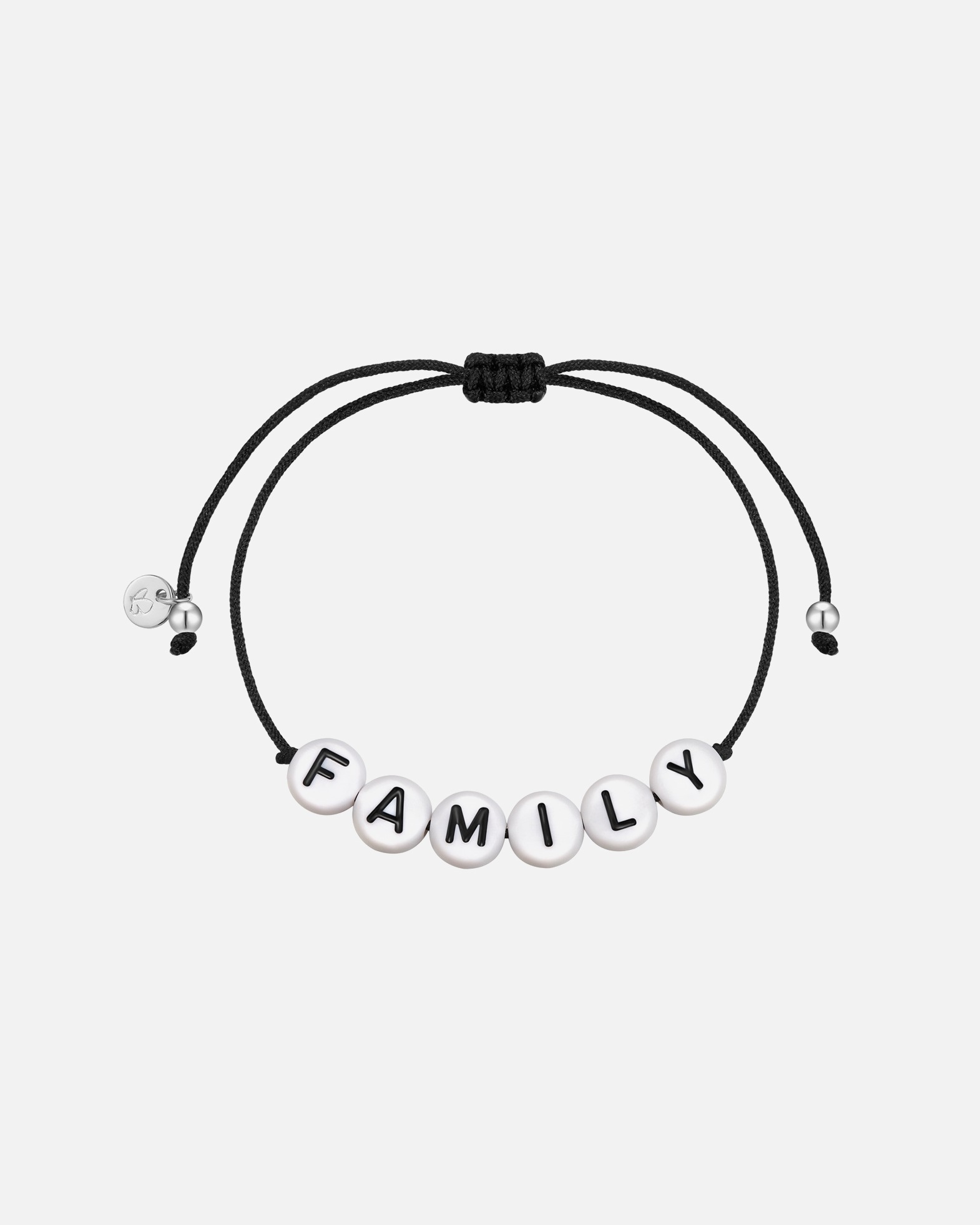 Bracelet pour Femme Bracelet FAMILY en argent sterling en argent Réglable 15,0 - 22,0 cm