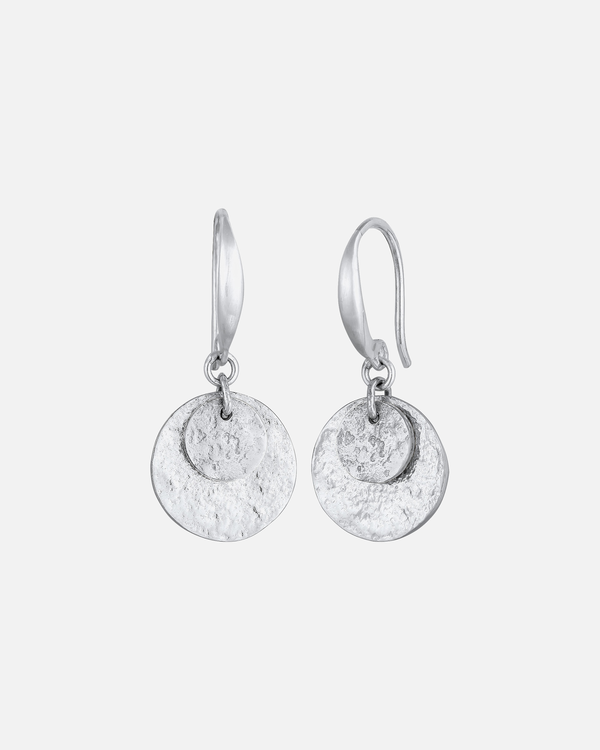 Boucles d'oreilles pour Femme Elli Boucles d'oreilles goutte d'eau pour femme Cercle rond mat élégant bicolore en argent sterling 925 plaqué or silberfarben