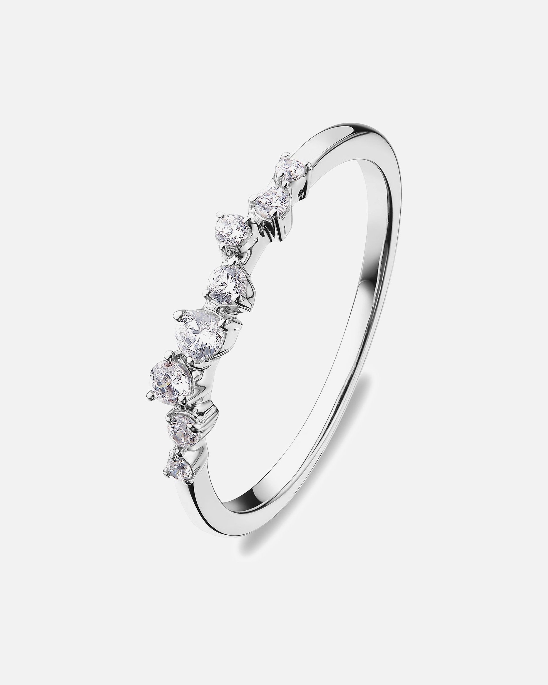 Bague pour Femme CHRIST Bagues or blanc 58