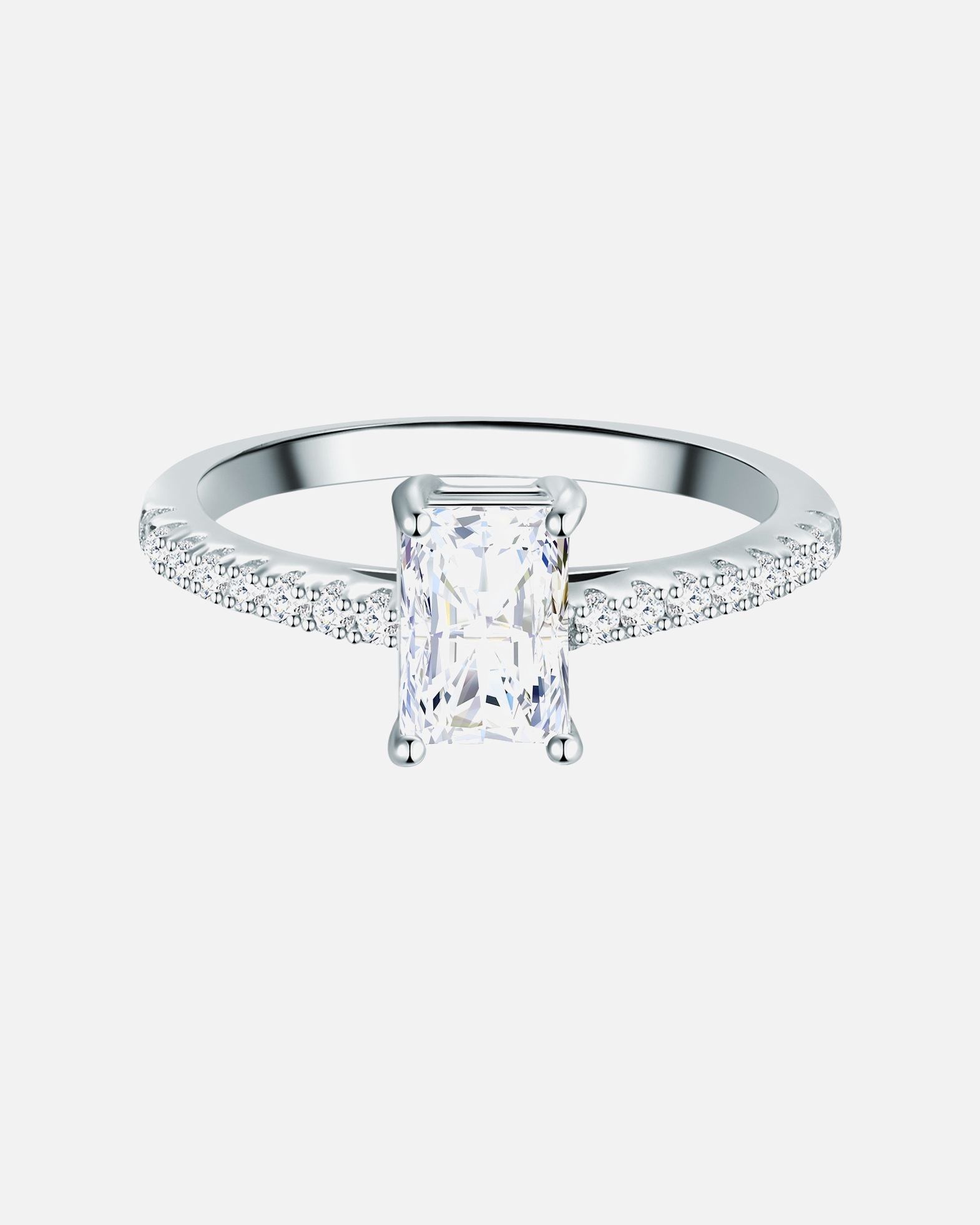 Bague pour Femme Trilani Bague en argent Argent sterling Oxyde de zirconium (CZ) en Argent 50
