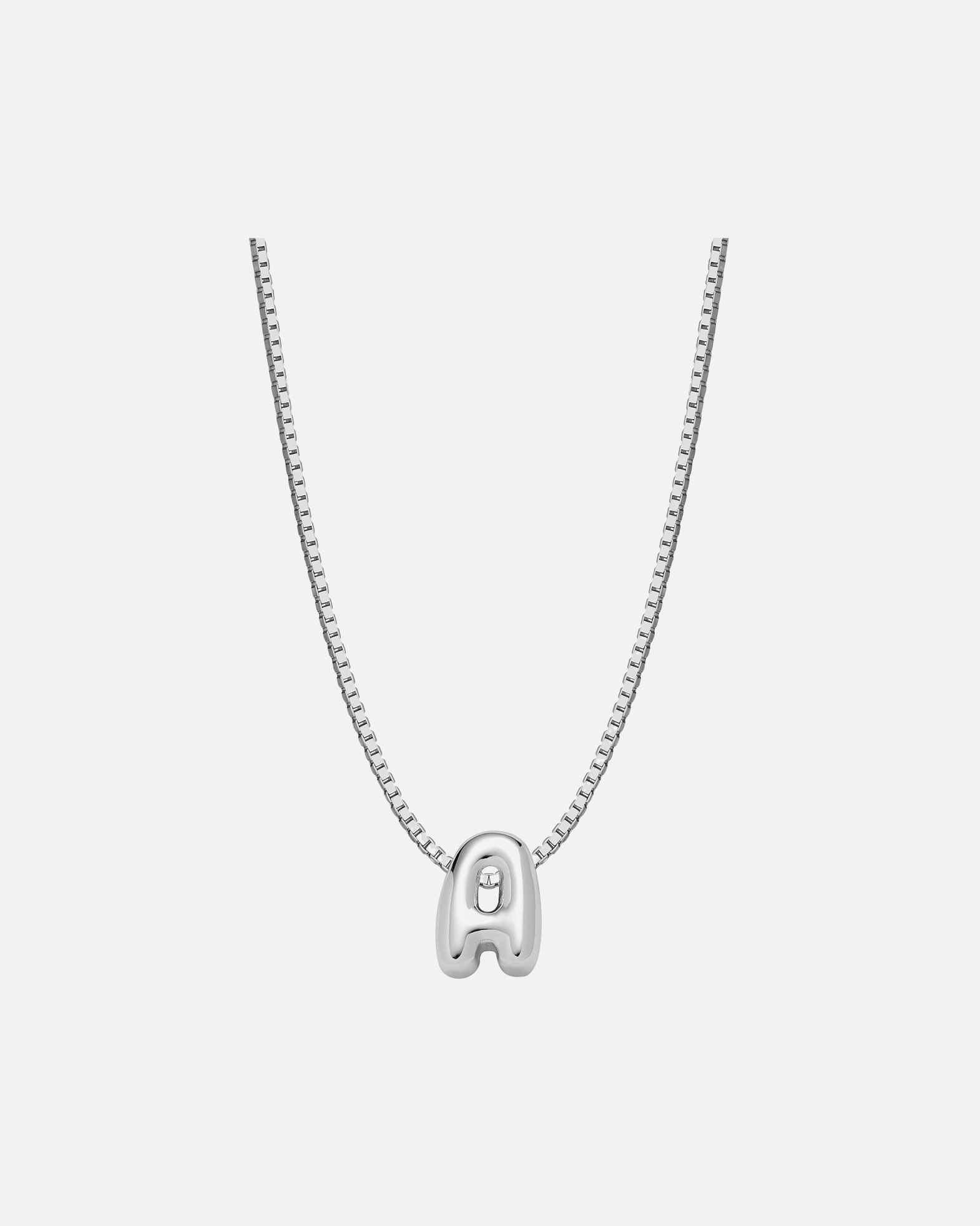 Collier pour Femme Glanzstücke München Collier Lettre A en Argent Sterling en argent 40,0 cm Basiskette + 5,0 cm Verlängerung