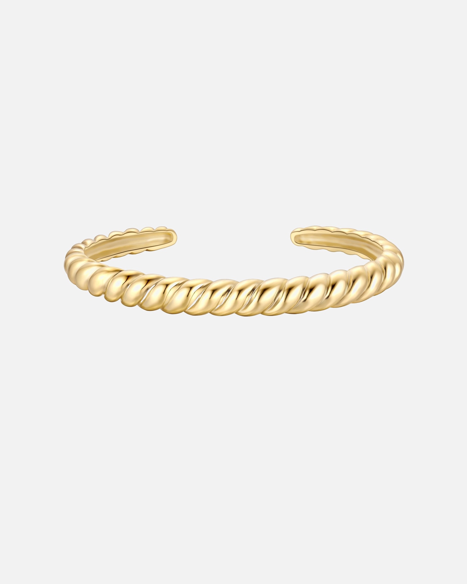 Bracelet pour Femme Yokoamii Bracelet en laiton doré Réglable 16,0 - 22,0 cm