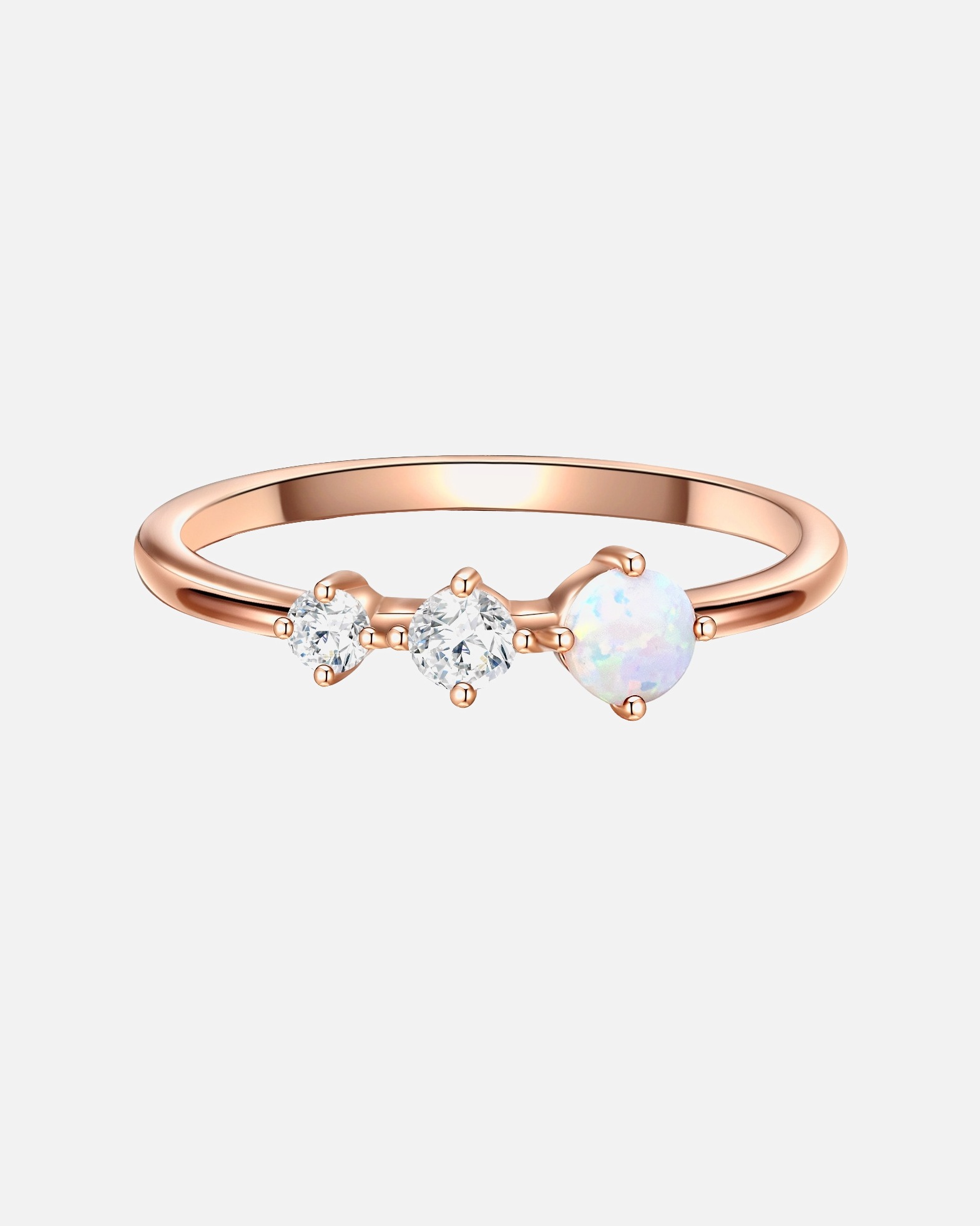 Bague pour Femme Glanzstücke München Bagues or rose 56