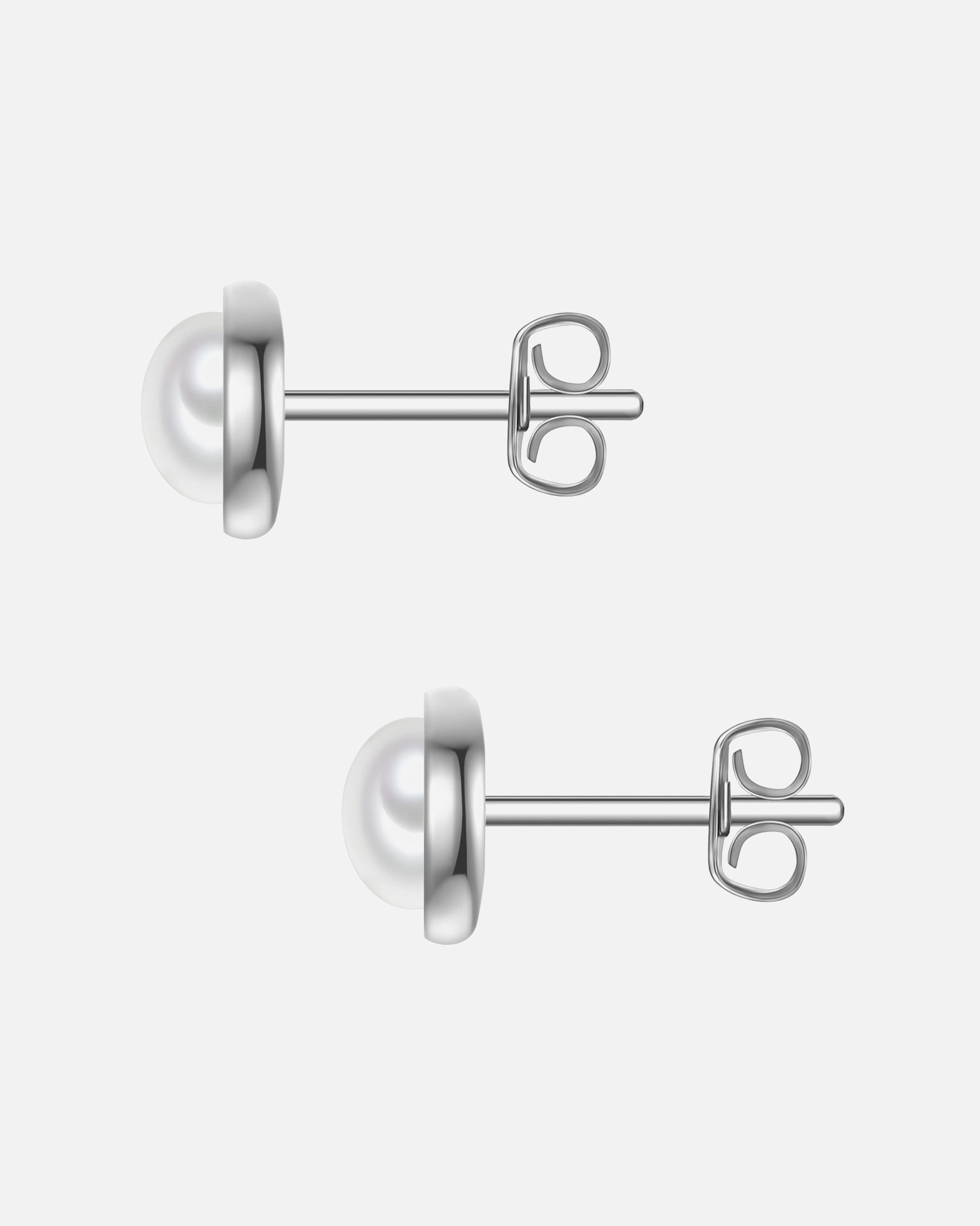 Boucles d'oreilles pour Femme Rafaela Donata Boucles d'oreilles en Argent Sterling en argent avec perle de coquillage 8,0 mm