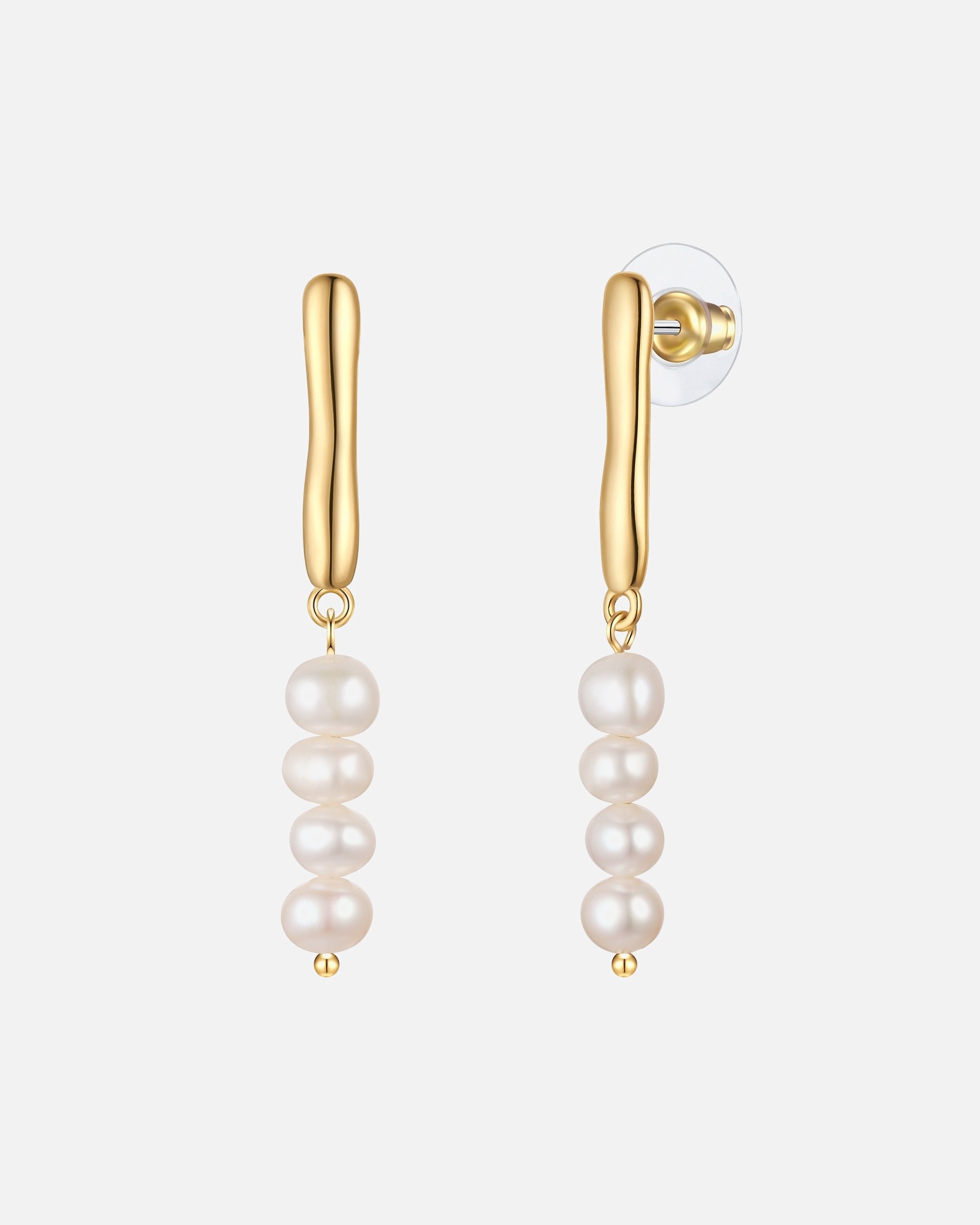 Boucles d'oreilles pour Femme Yokoamii Boucles d´oreilles en Alliage de fer en Or jaune 51,4 mm