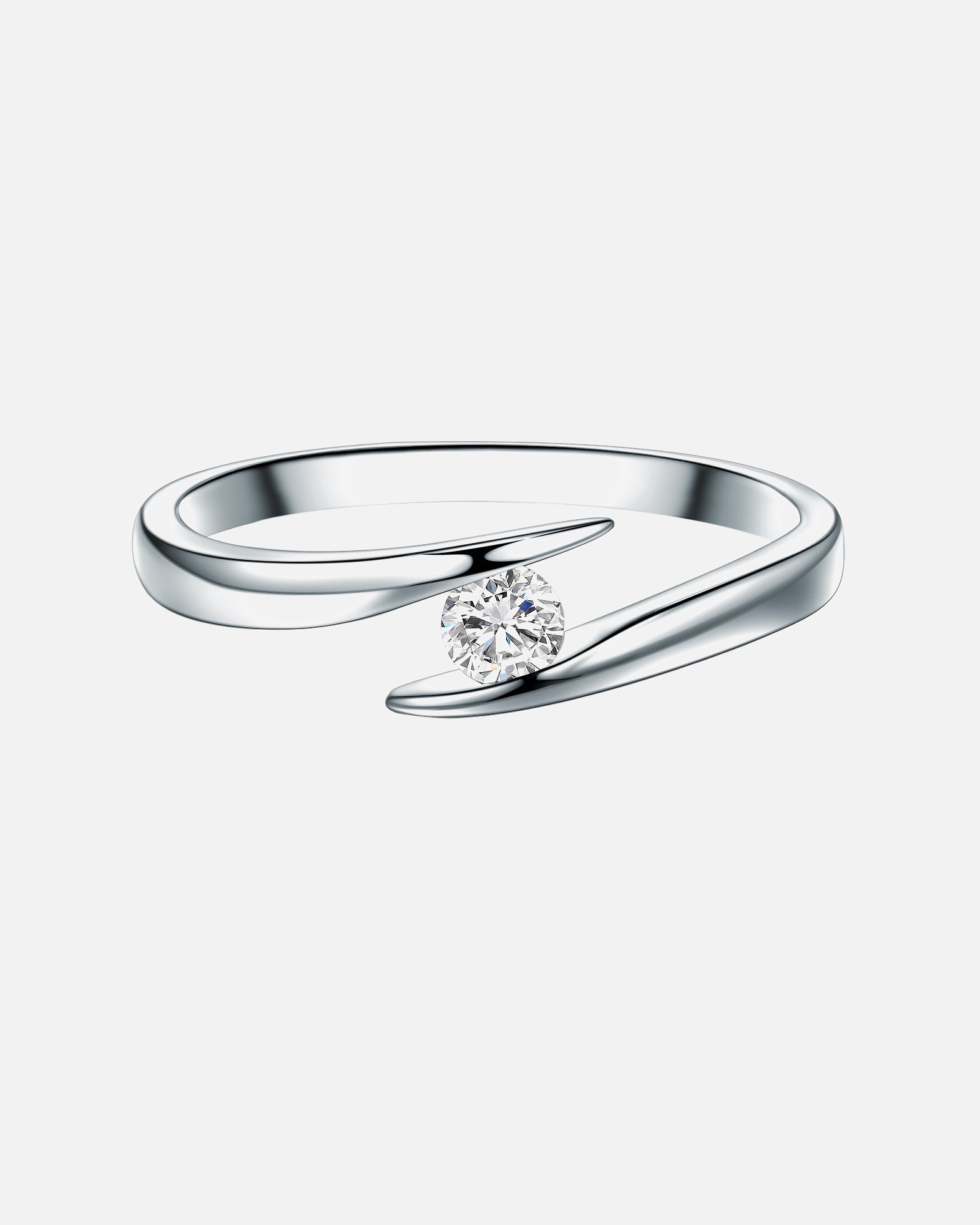 Bague pour Femme Bague en argent Argent sterling Topaze en Argent 56